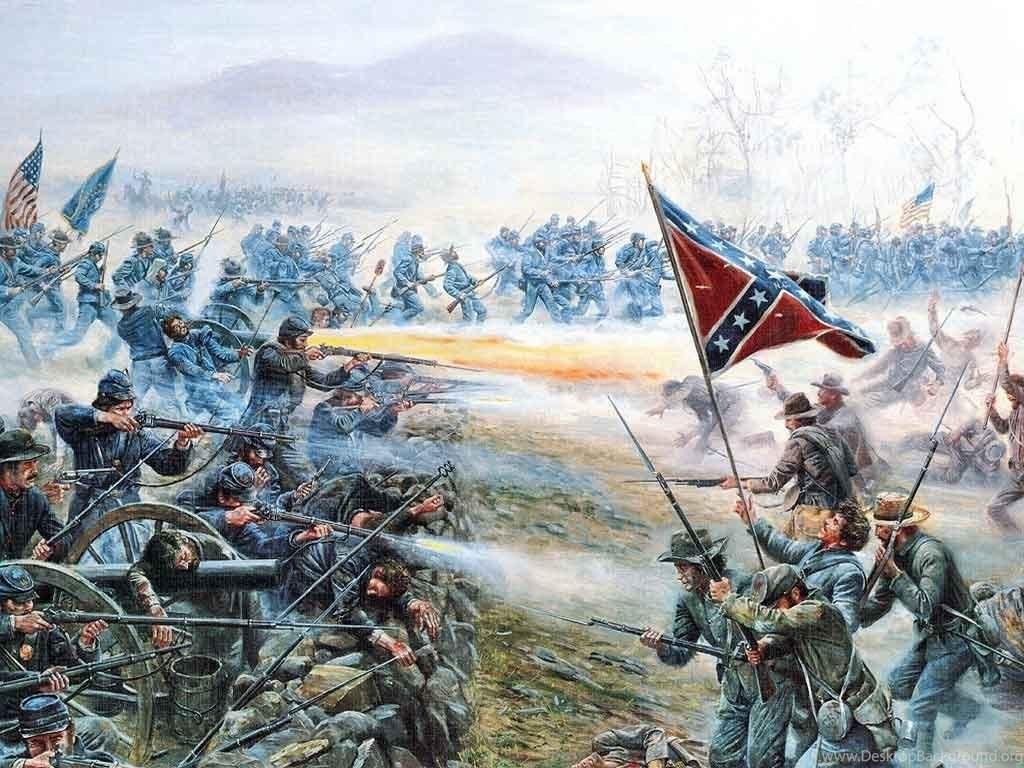 1024x768 Battle Of Gettysburg Desktop Background