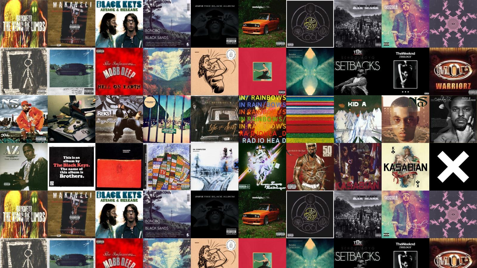 1600x900 Radiohead King Limbs Makaveli 7 Day Theory Black Wallpaper « Tiled Desktop Wallpaper