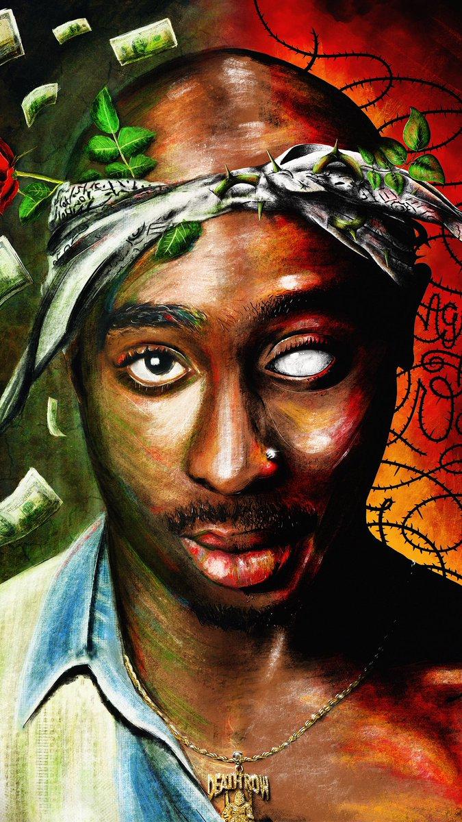 675x1200 Sammy Silverman Egos 2pac / Makaveli wallpaper for any Pac fans