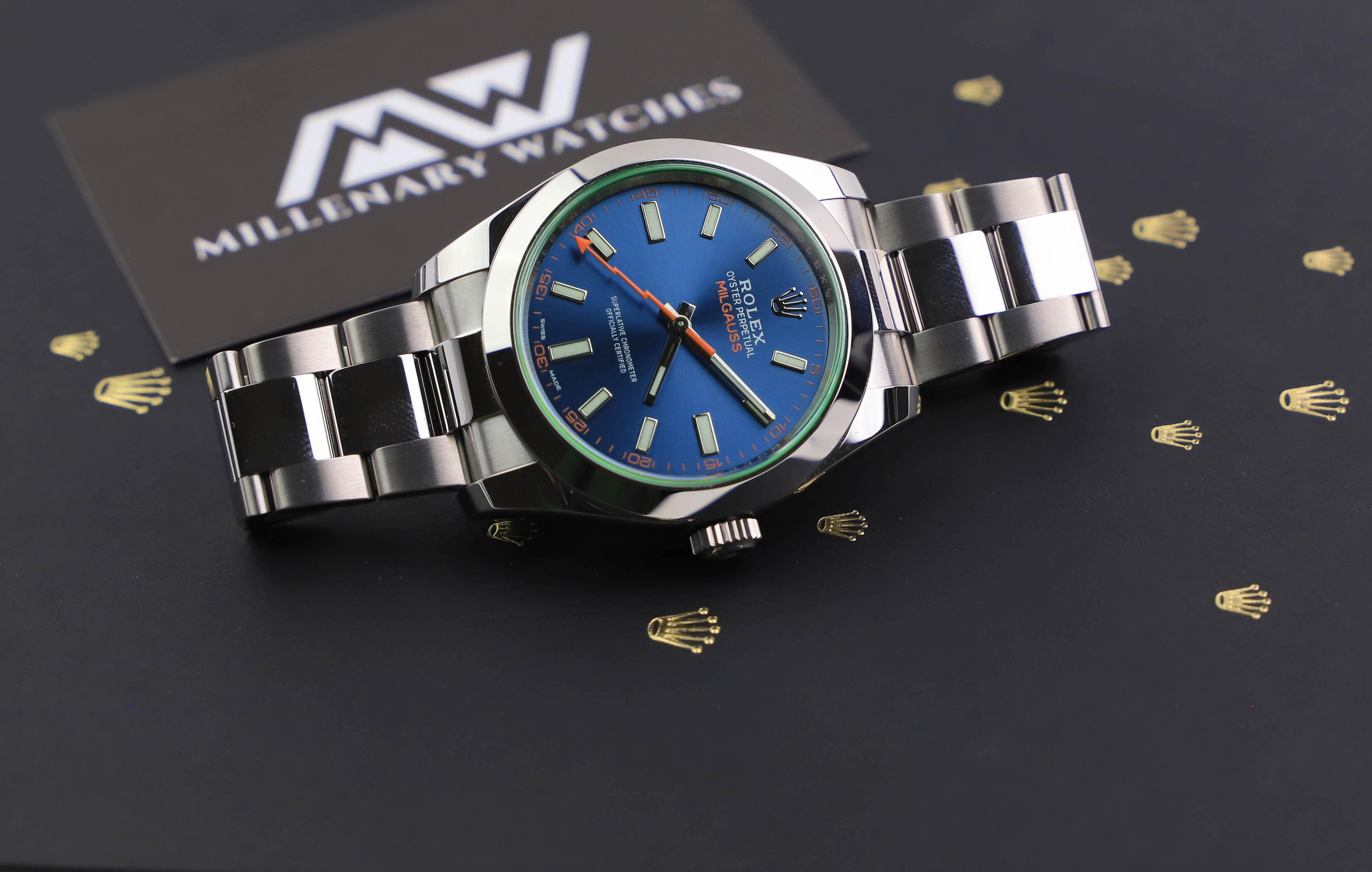5000x3181 Rolex Oyster Perpetual Milgauss Men's Watch 4k Ultra HD Wallpaper