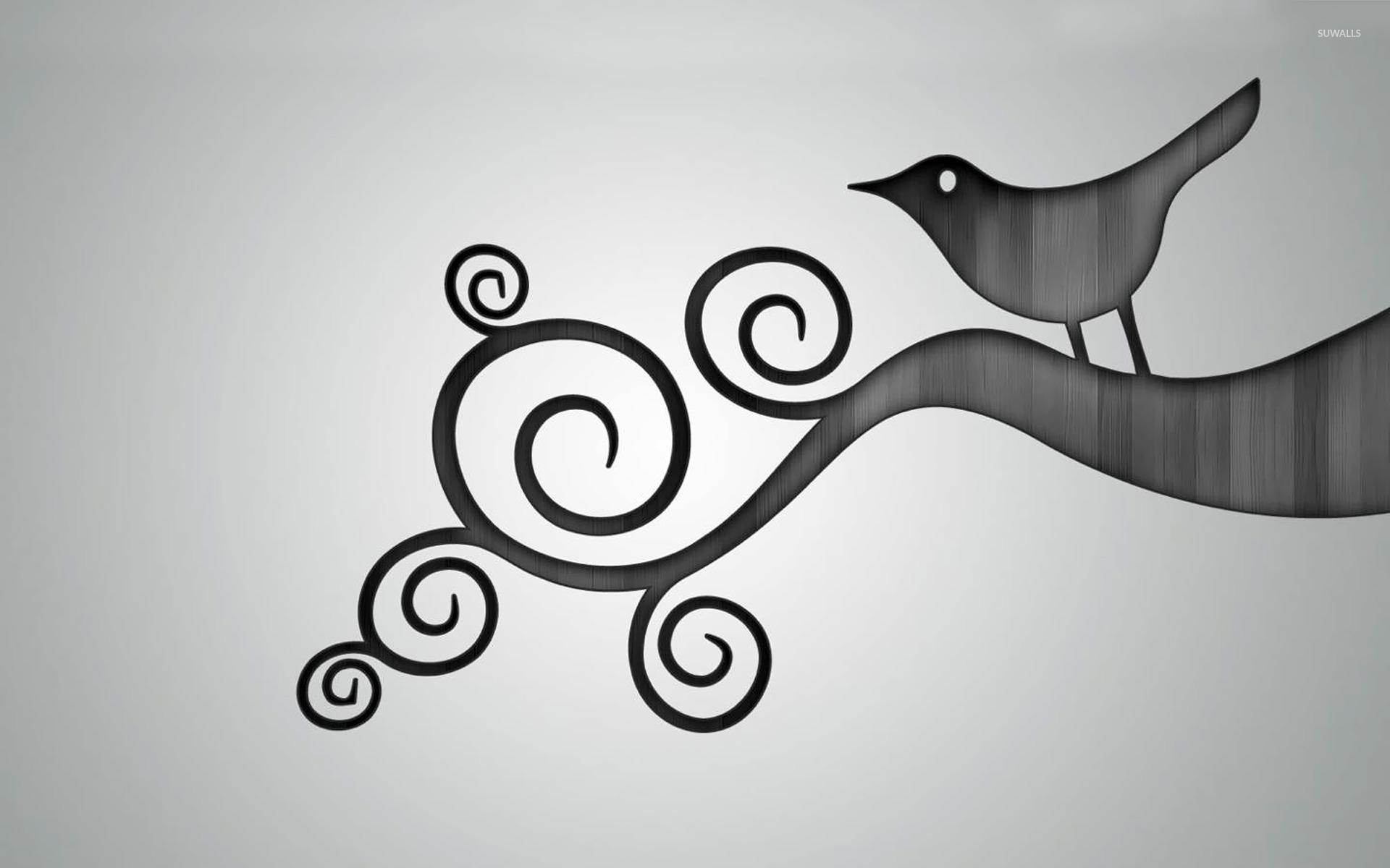 1920x1200 Bird on a branch wallpaper wallpaper
