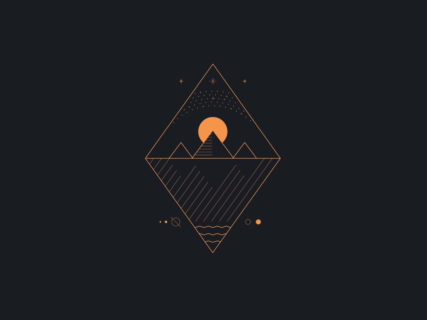 1400x1050 Abstract wallpaper, minimalism, orange, simple background • Wallpaper For You HD Wallpaper For Desktop & Mobile