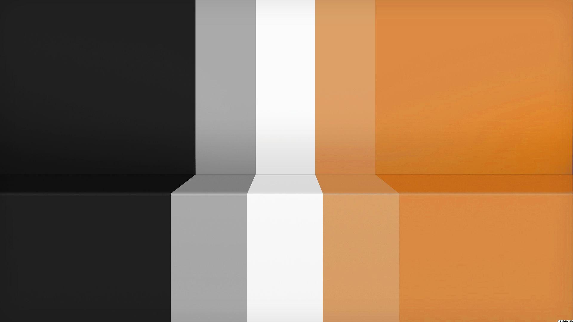 1920x1080 Dark Orange Minimalist Wallpaper