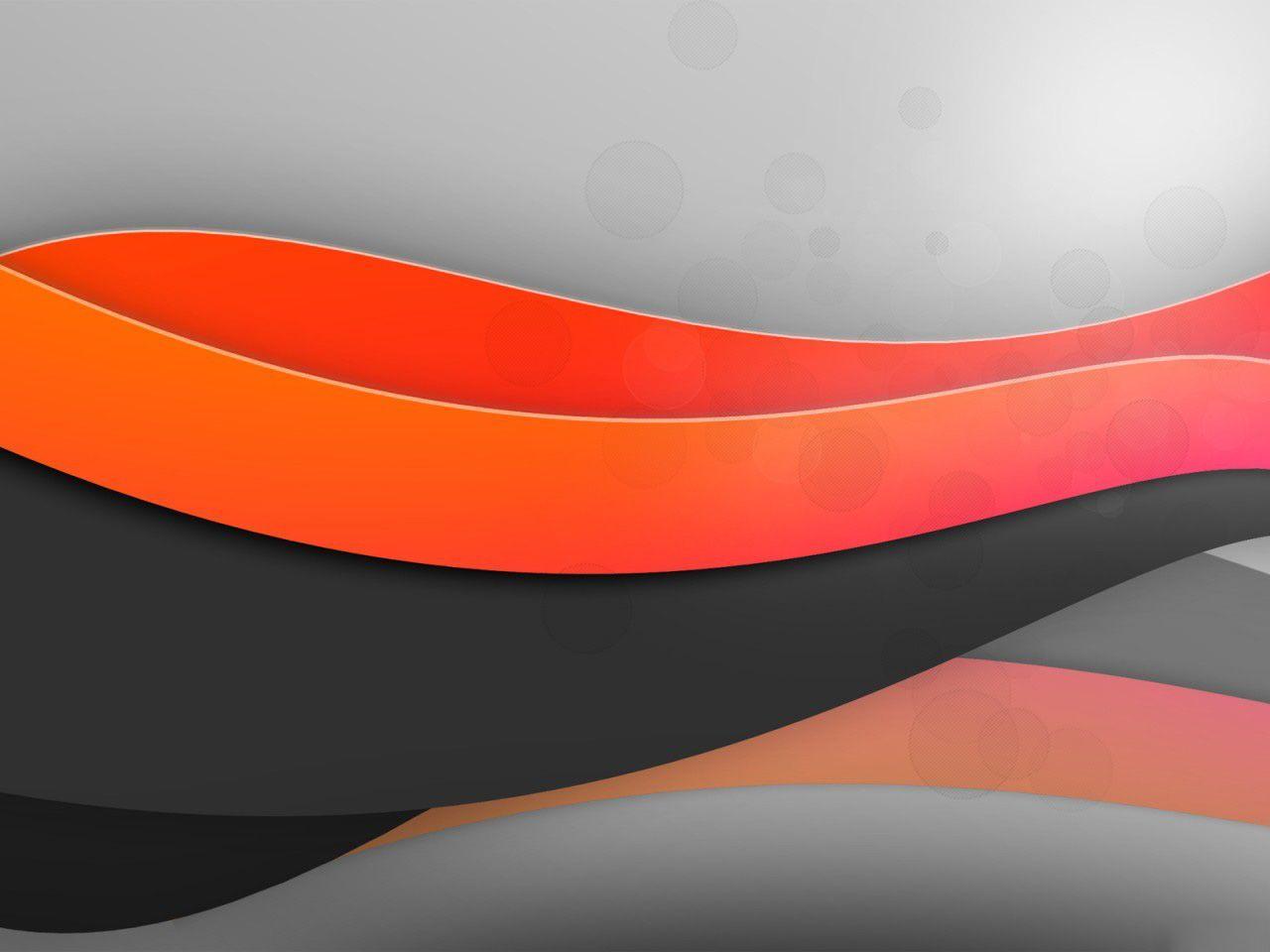 1280x960 Black And Orange Background
