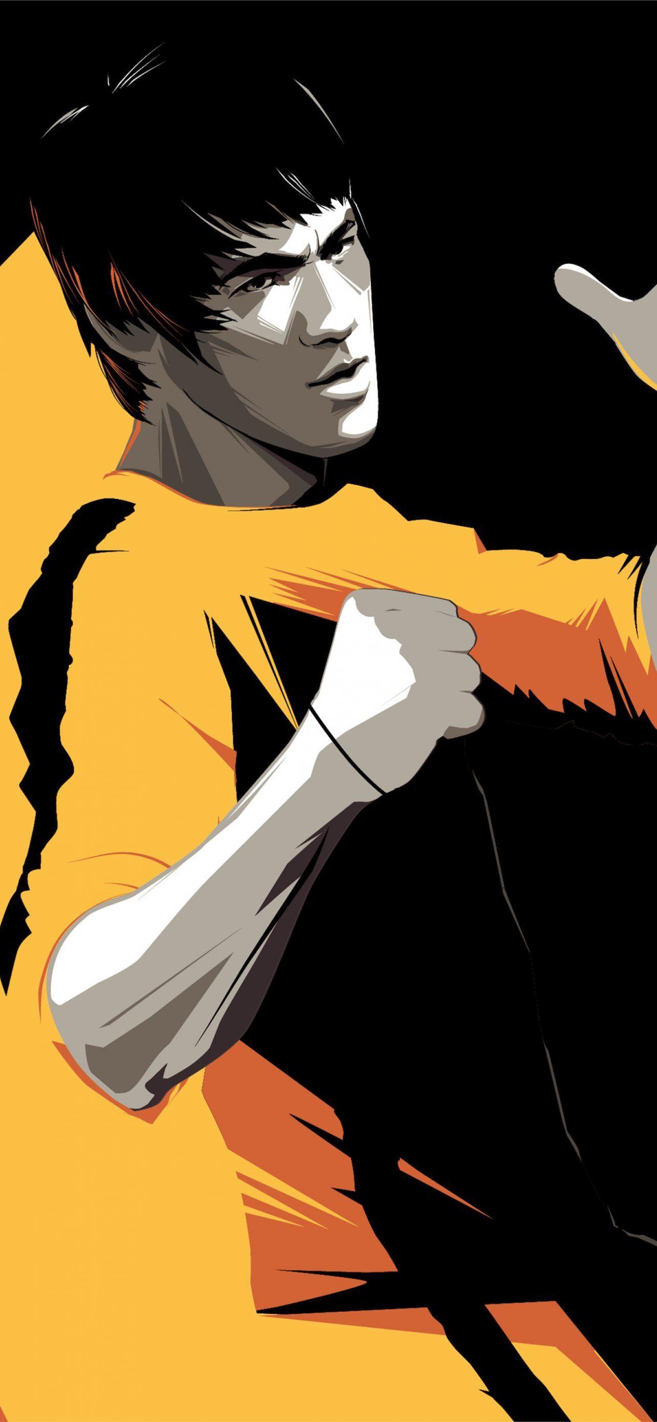 1284x2778 Bruce Lee Digital Art Bruce Lee Phone teahub io iPhone Wallpaper Free Download
