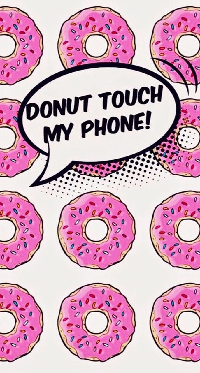 686x1280 Wallpaper, Donuts, And Phone Image T Touch My Phone Donut
