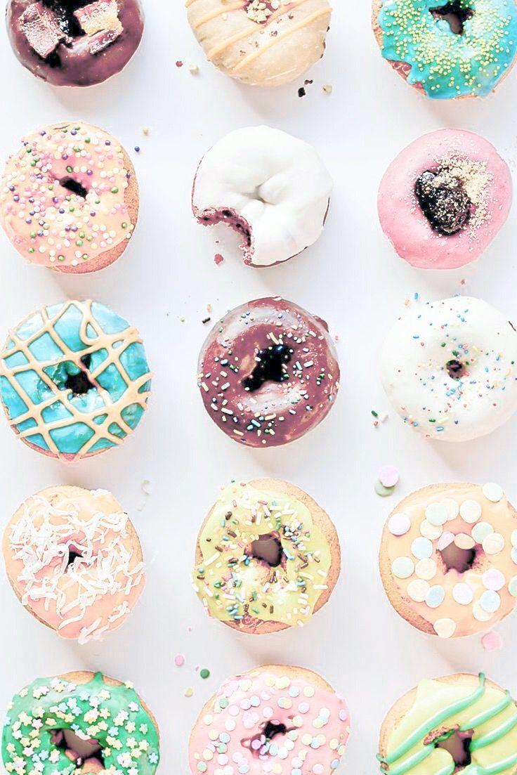 736x1103 Aesthetics Donuts Wallpaper