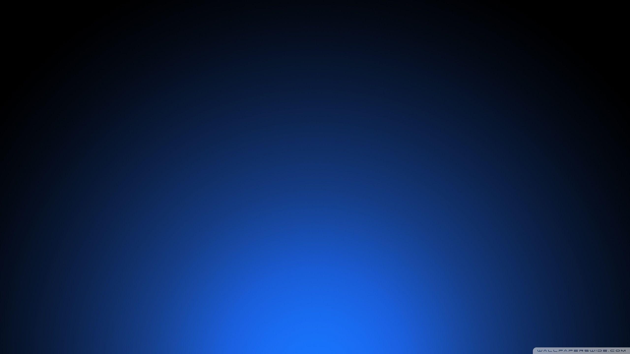 2560x1440 Black Blue HD Desktop Wallpaper