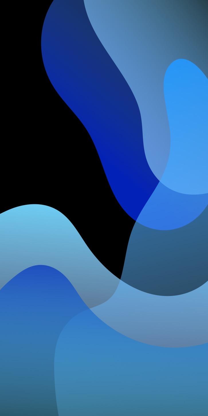 iOS 13 stock Midnight Blue Dark for all iphone  Iphone homescreen  wallpaper Dark phone wallpapers Blue wallpaper iphone