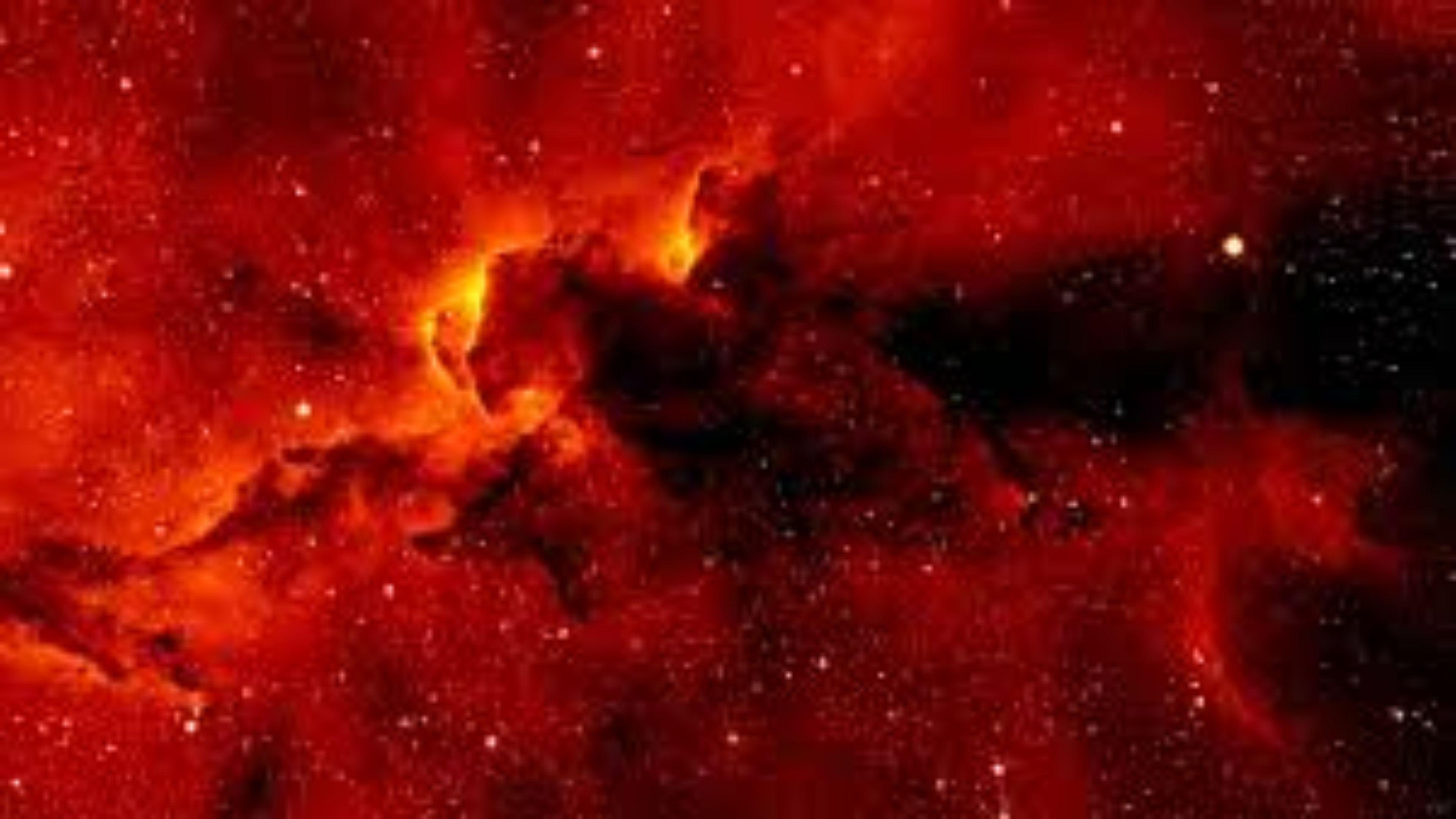 3840x2160 Dark Red Space Wallpaper
