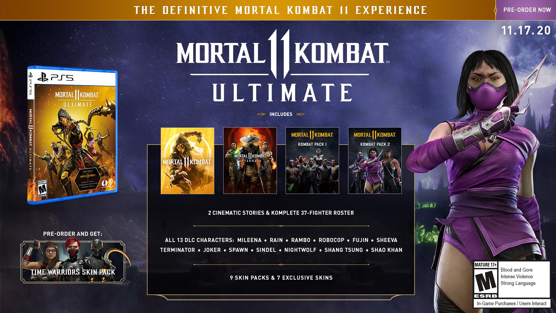 1920x1080 Mortal Kombat 11 Ultimate brings Rain, Mileena, and Rambo