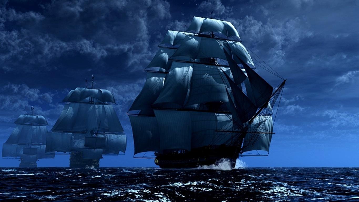 1366x768 Old Ships