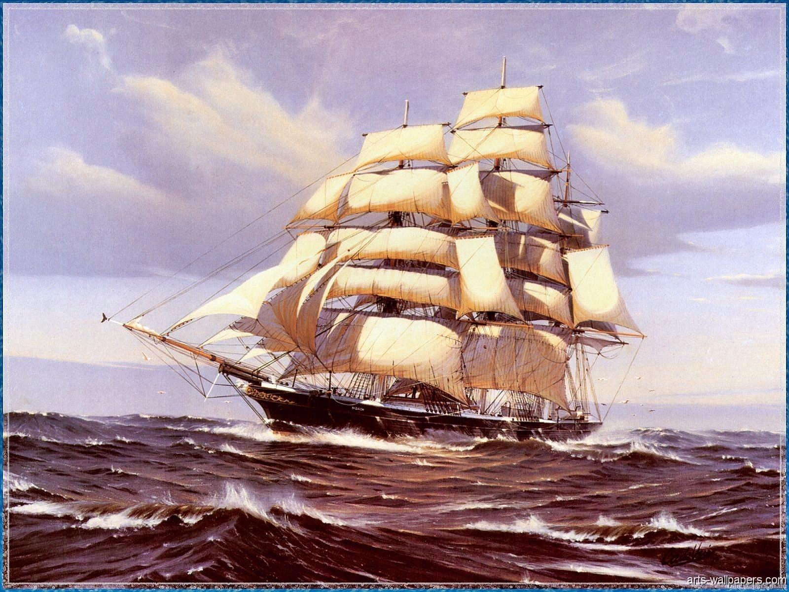1600x1200 Free download Sailing Ship Prints and Posters Buy a Poster [1600x1200] for your Desktop, Mobile & Tablet. Explore Old Sailing Ships Wallpaper. Tall Ship Wallpaper, Ship Wallpaper for Desktop