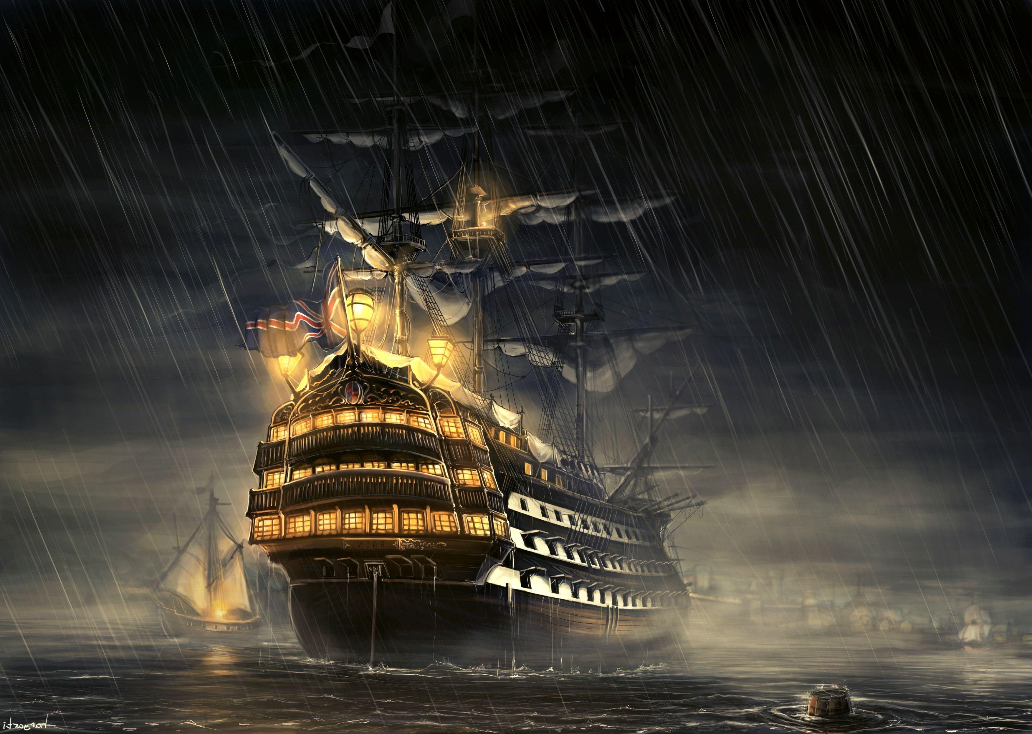 3504x2493 4000x2346 artwork ship wallpaper