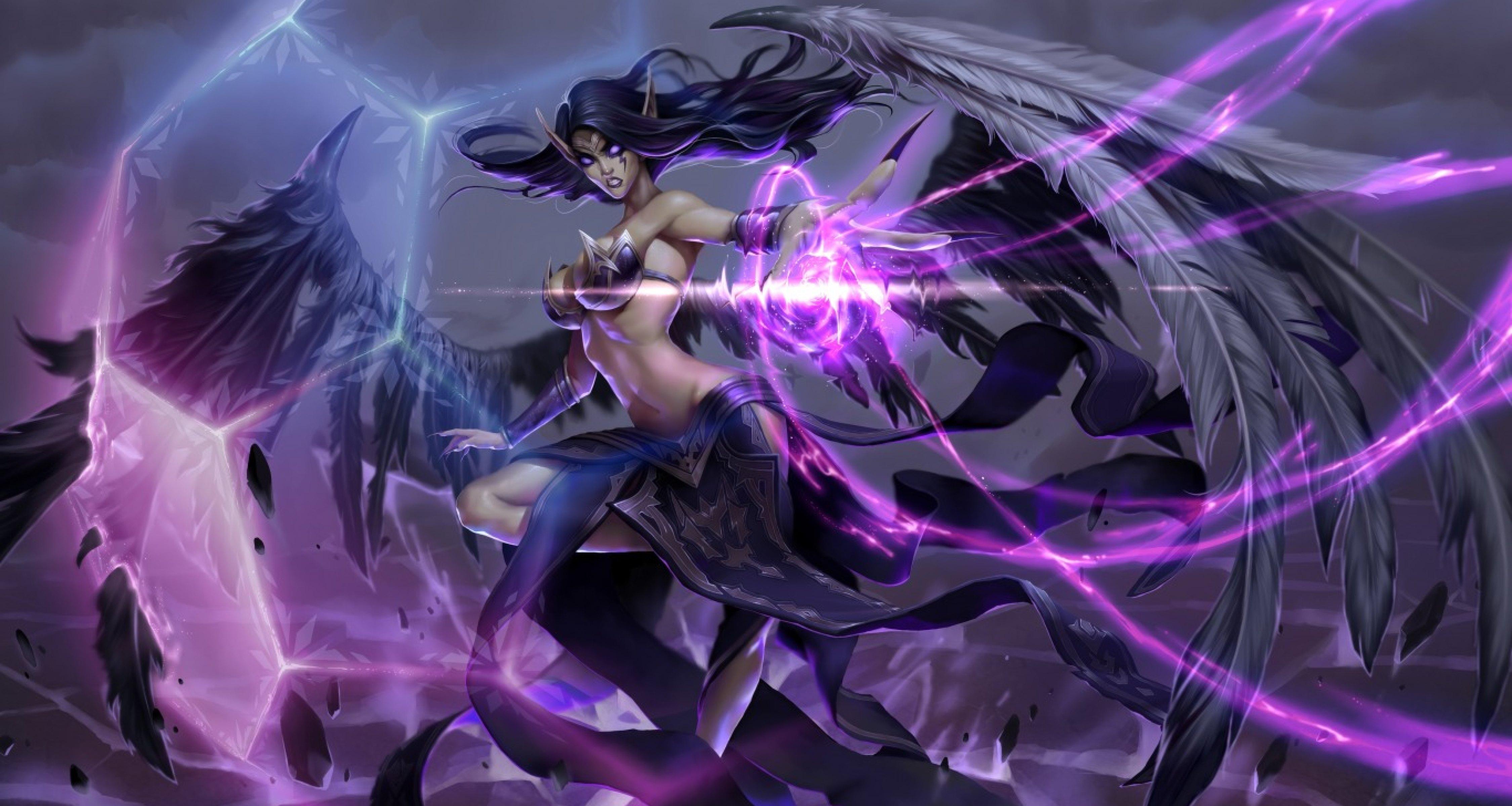 4500x2400 dark angel HD wallpaper, background