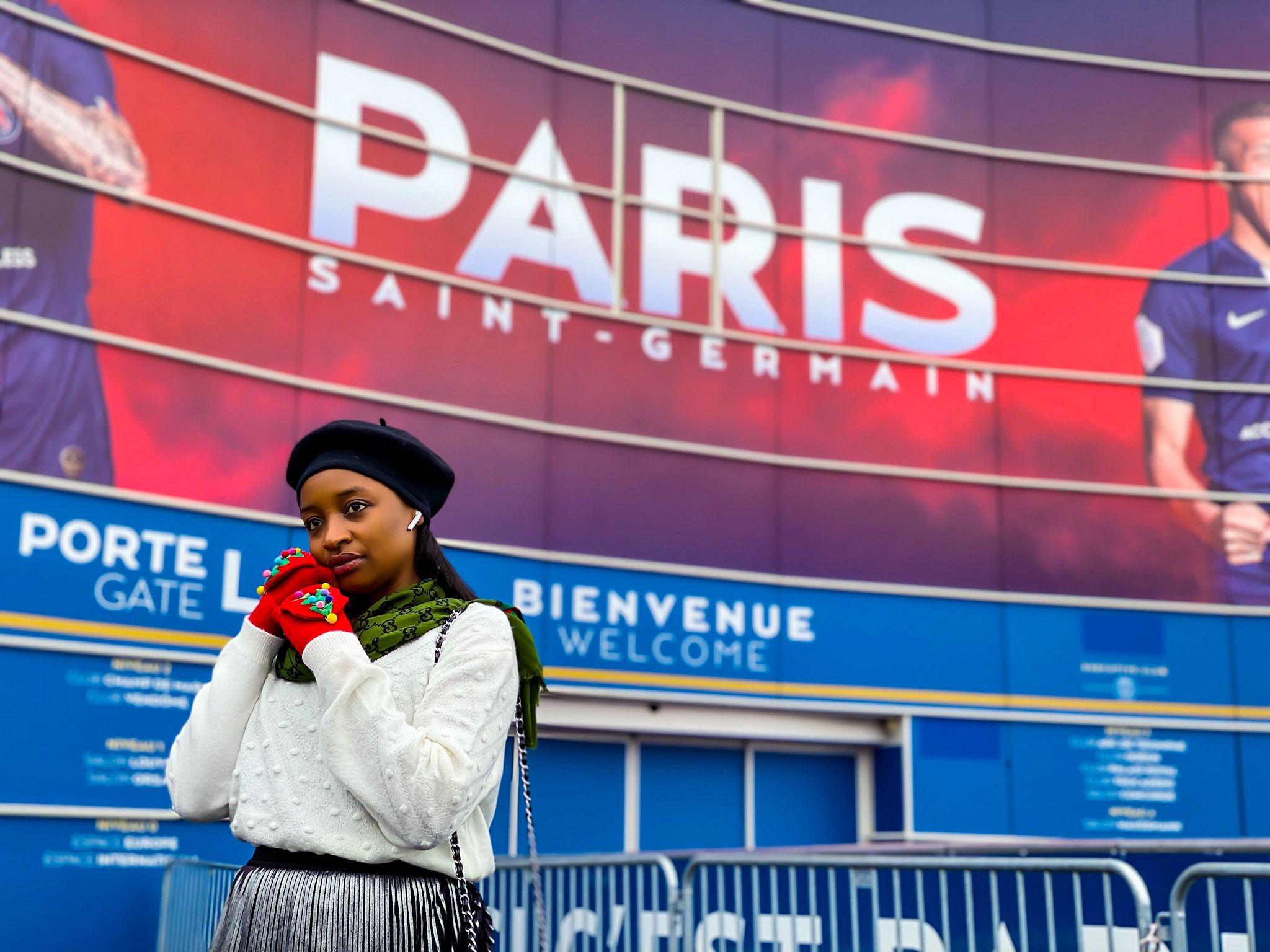 2048x1536 Actress, Rahama Sadau shares what Neymar did to her on her visit to PSG Stadium (Photos)