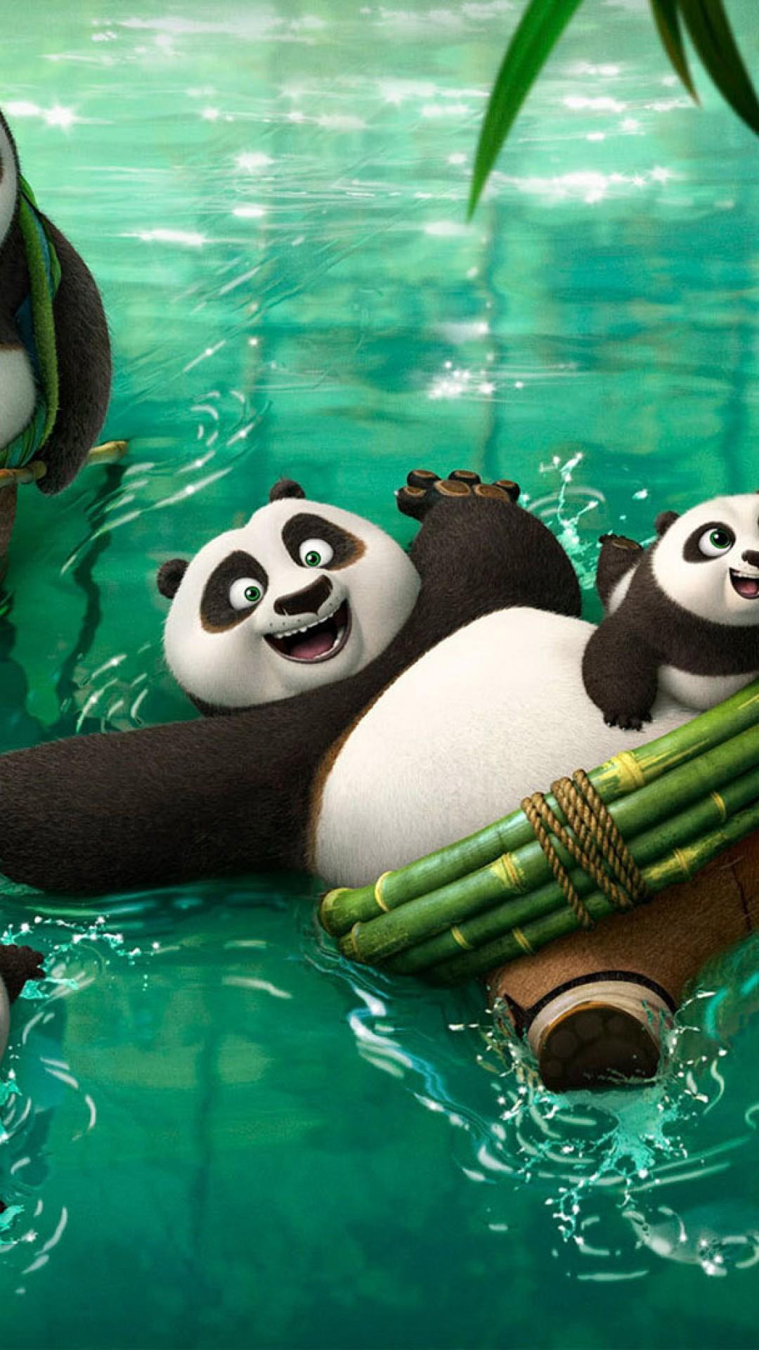 1080x1920 Wallpaper Kung Fu Panda Po family, Movies