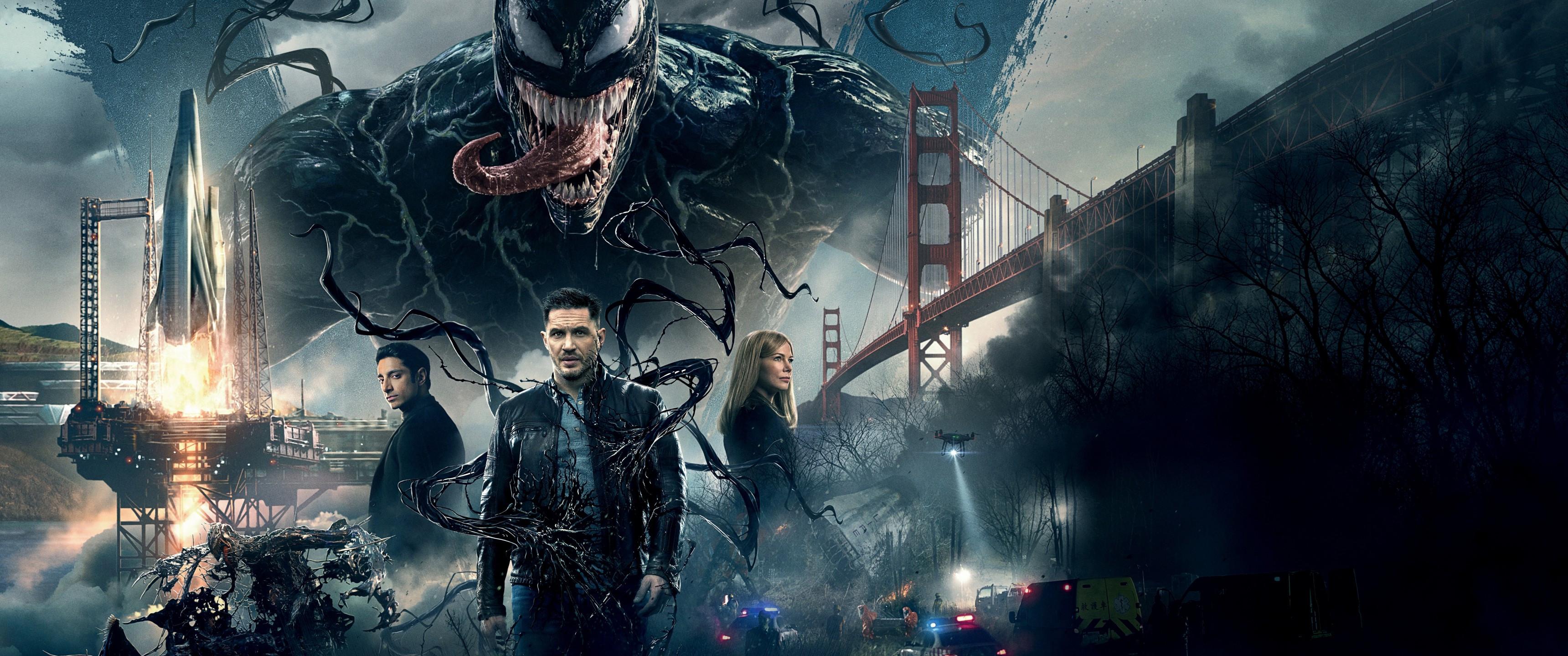 3440x1440 Download 3440x1440 Venom, Tom Hardy Wallpaper