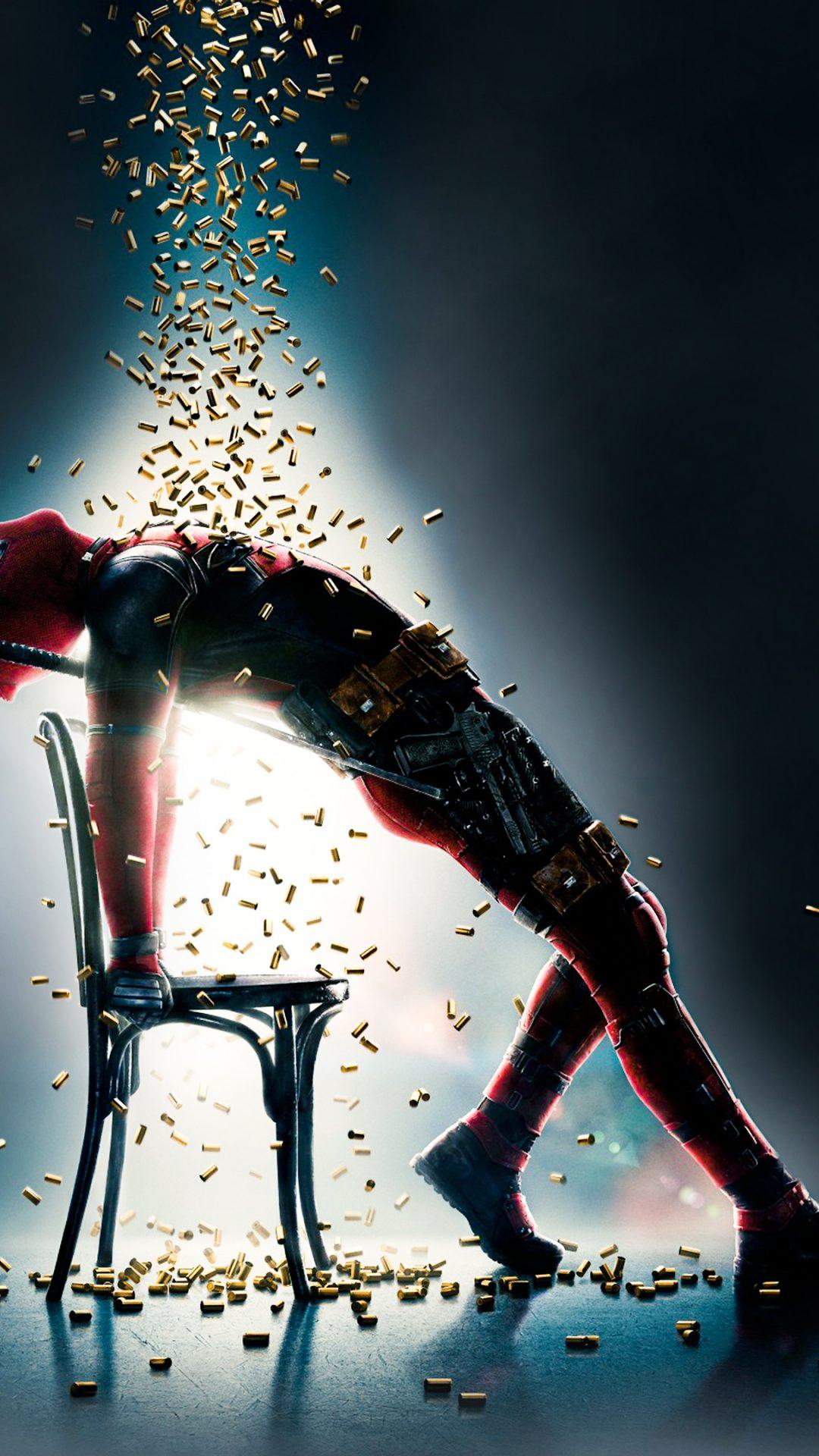 1080x1920 Deadpool 2 Movie Bullet Poster 4K Wallpaper