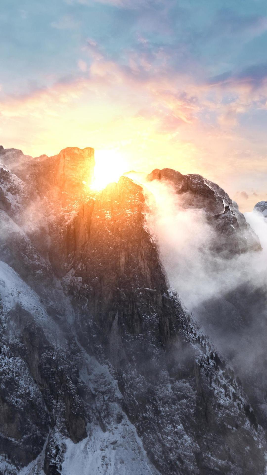 1080x1920 sunrise HD wallpaper, background