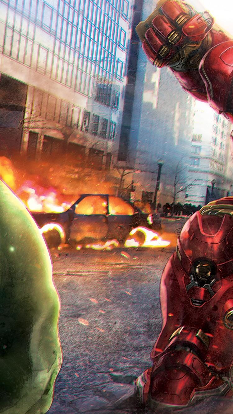 750x1334 Iron Man Vs Hulk