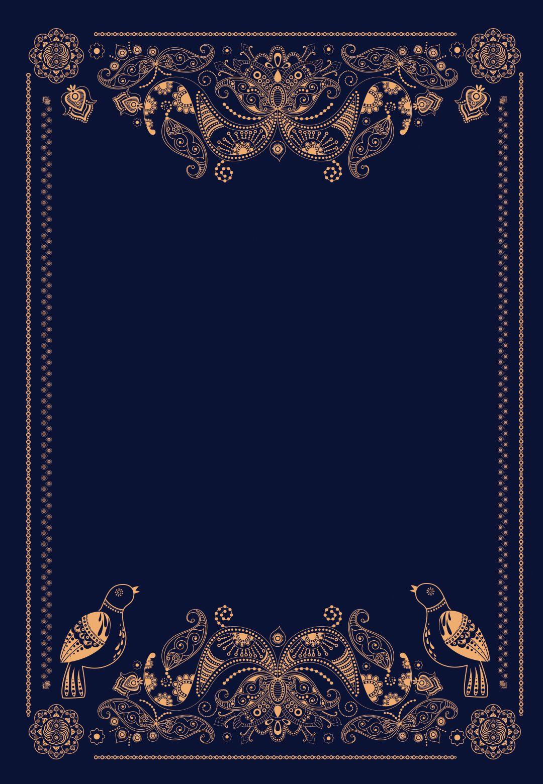 1080x1560 Indian paisley & birdsón De