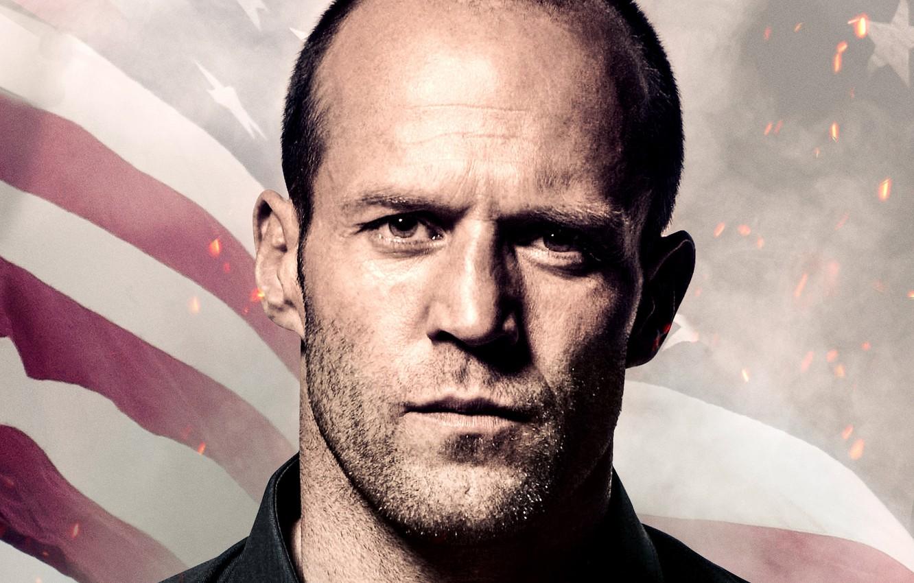 1332x850 Wallpaper portrait, flag, sparks, Homefront, closeup, Jason Statham, Jason Statham, The last frontier, Phil Broker image for desktop, section фильмы