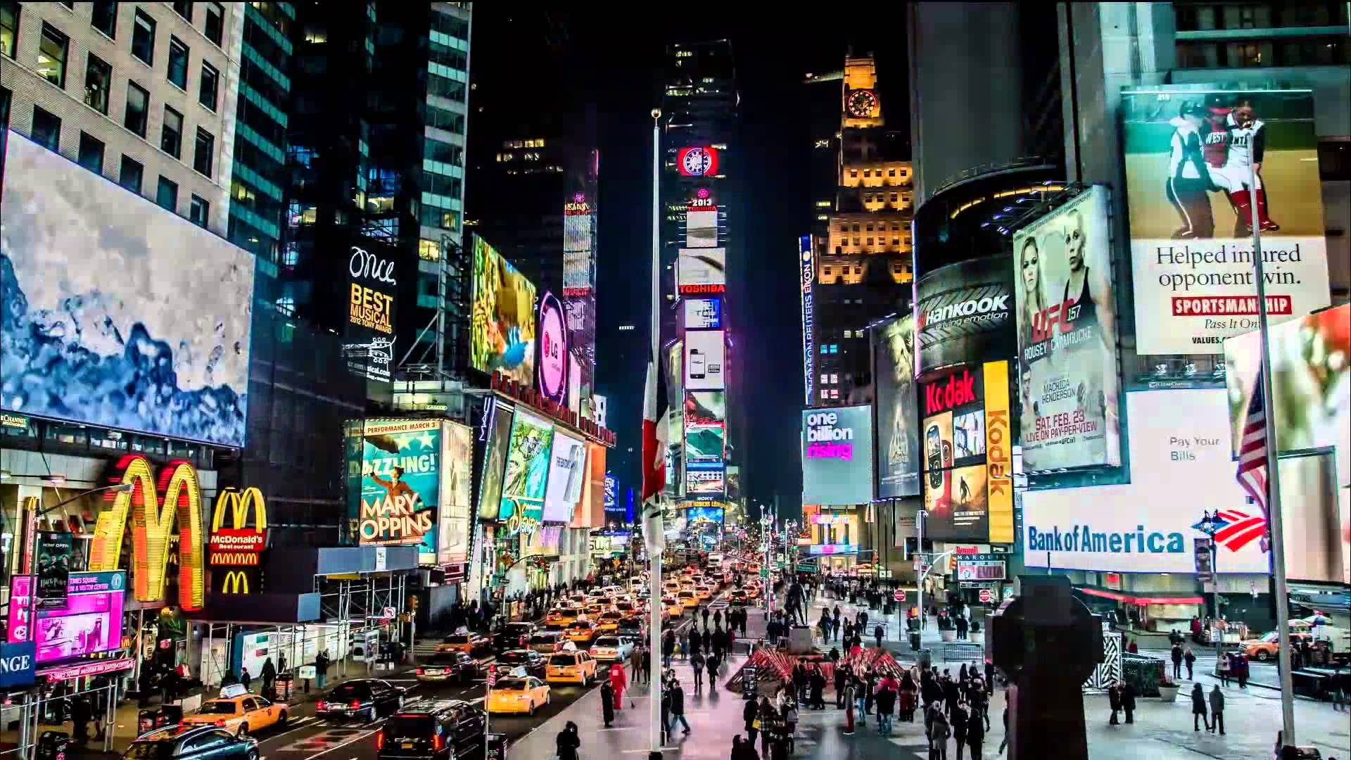 1920x1080 Times square. New York v.0.2 jpeg - (CO.66)