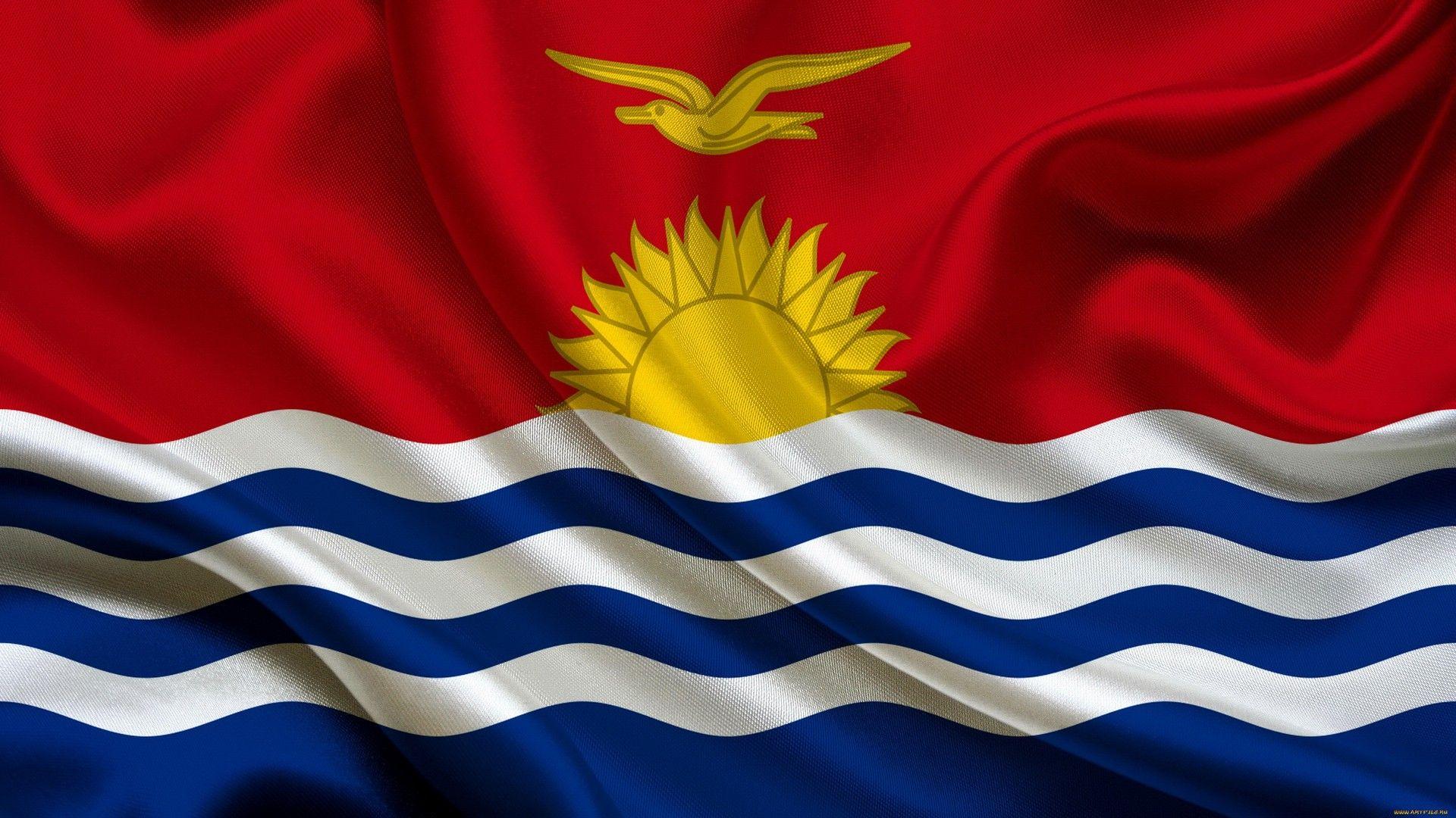 1920x1080 Flag of Kiribati wallpaper
