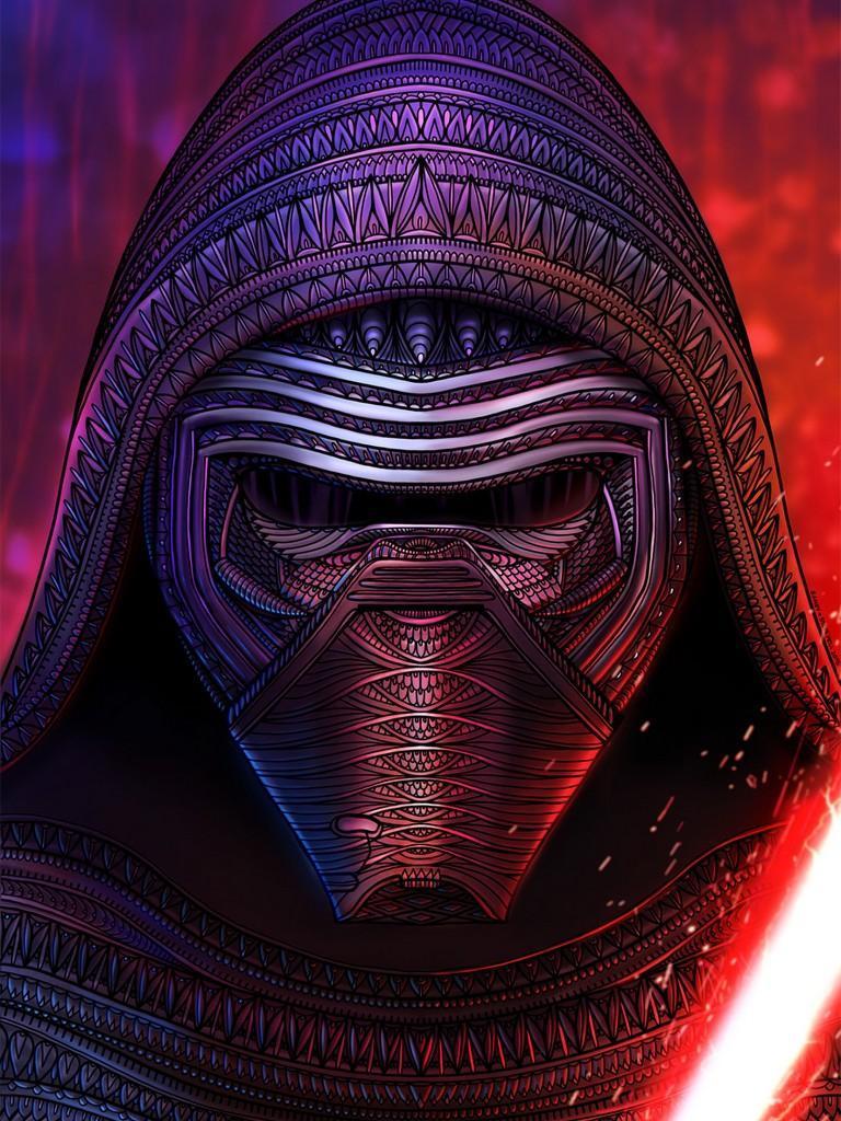 768x1024 Kylo Ren Wallpaper for Android