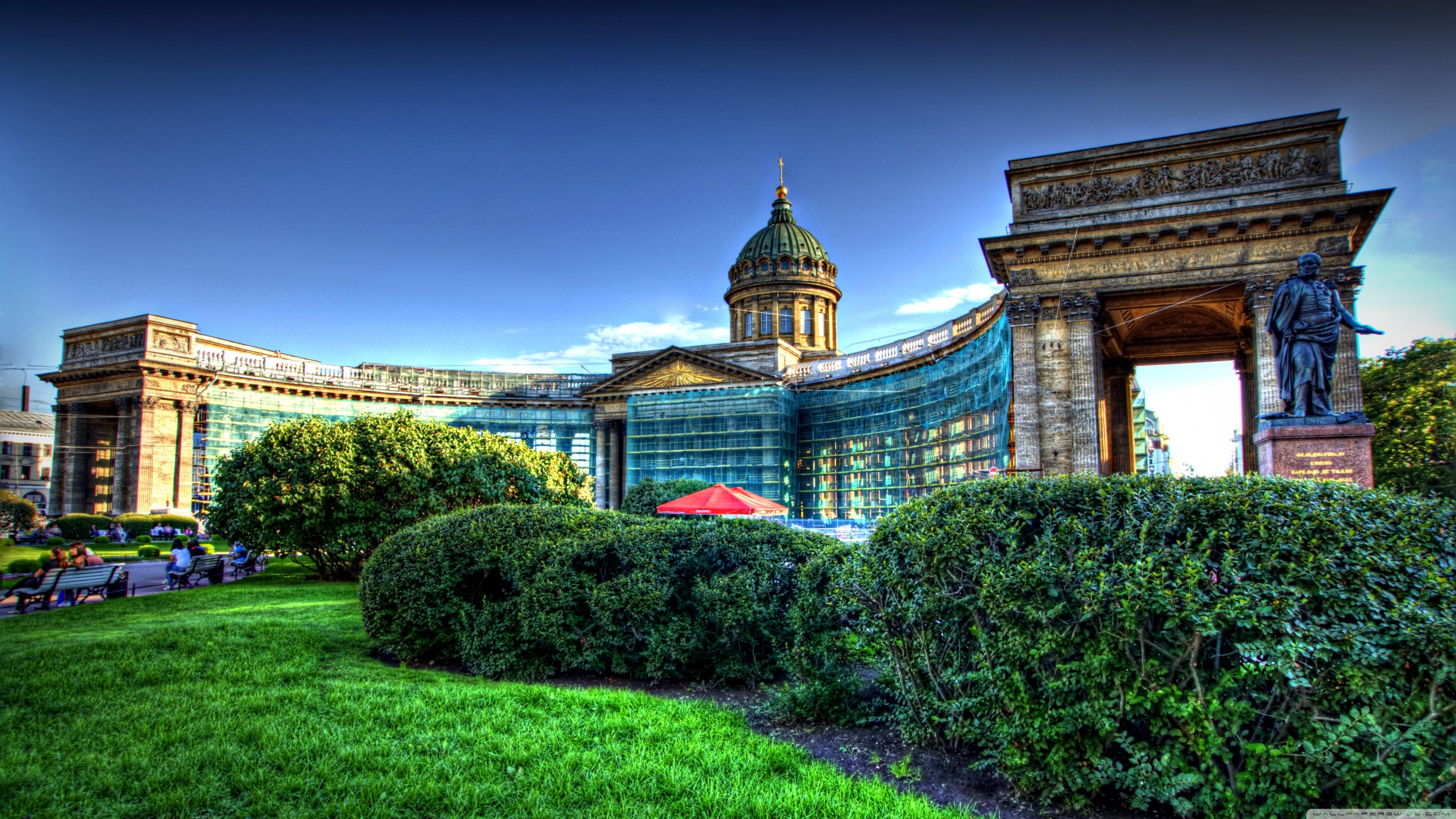 3840x2160 Kazan Cathedral, St. Petersburg, Russia Ultra HD Desktop Background Wallpaper for 4K UHD TV : Widescreen & UltraWide Desktop & Laptop : Tablet