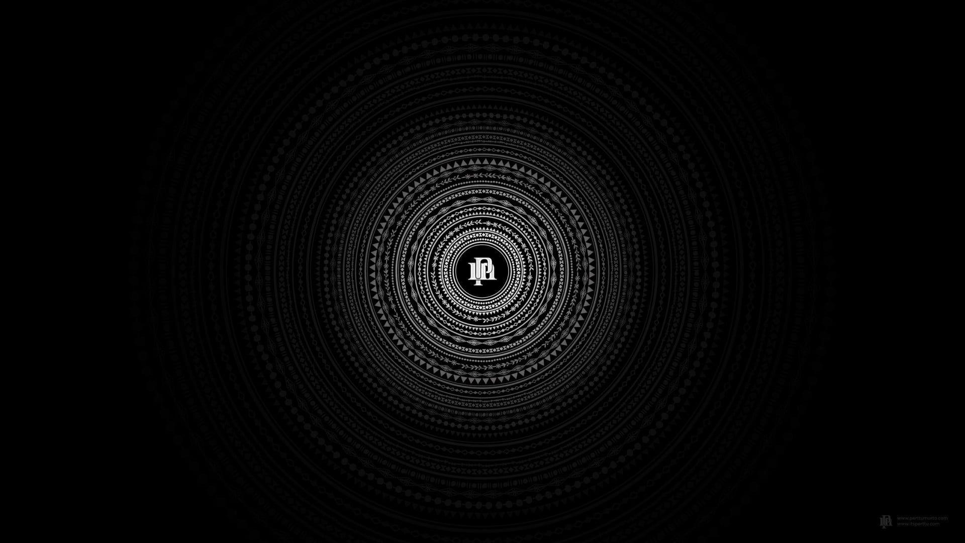 1920x1080 minimalism #circle #black #mandala P #wallpaper #hdwallpaper #desktop. Tribal wallpaper, Black HD wallpaper, Macbook air wallpaper