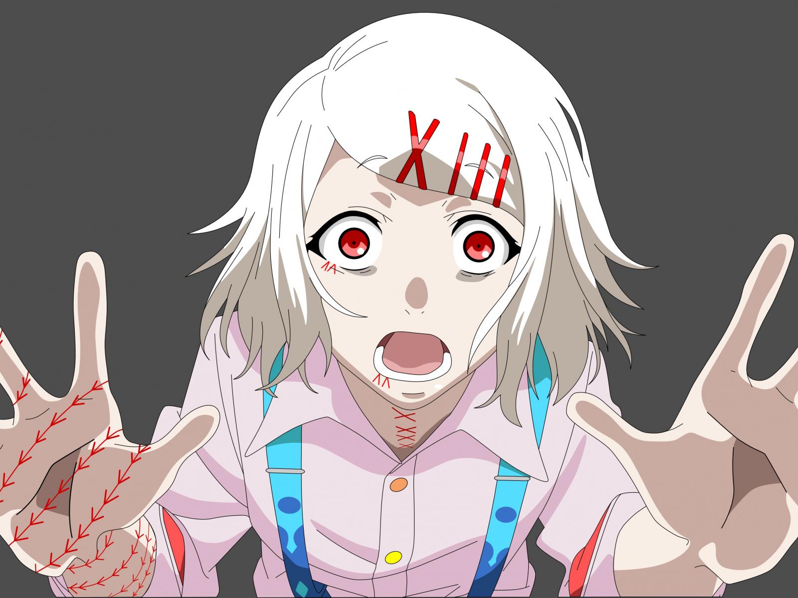1600x1200 Desktop Wallpaper Red Eyes, Juuzou Suzuya, Tokyo Ghoul, Anime Girl, HD Image, Picture, Background, Ygzmlh