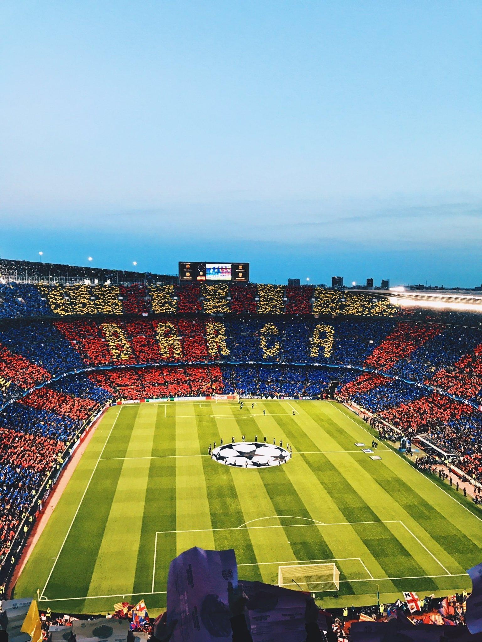 FC Barcelona Stadium Wallpapers - Top Free FC Barcelona Stadium Backgrounds  - WallpaperAccess