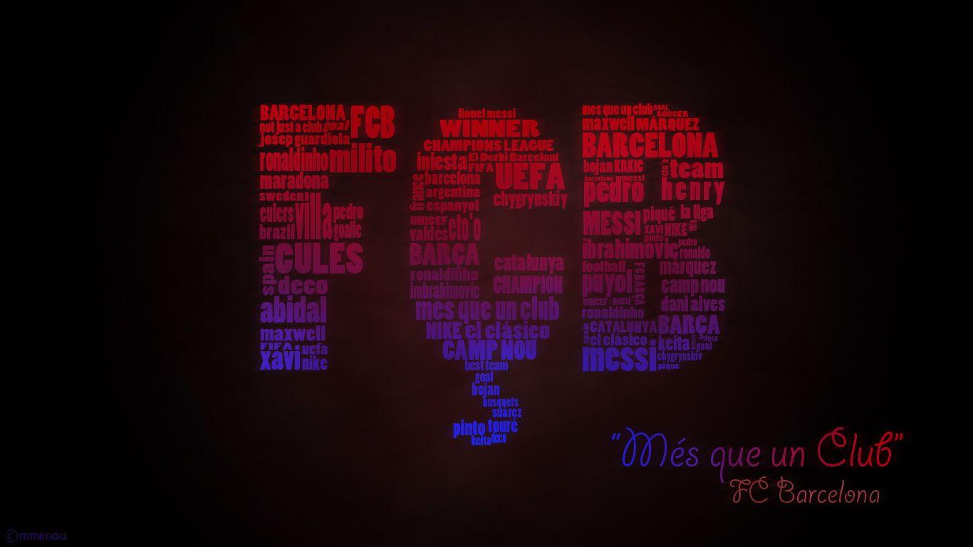 1366x768 FC Barcelona Wallpaper