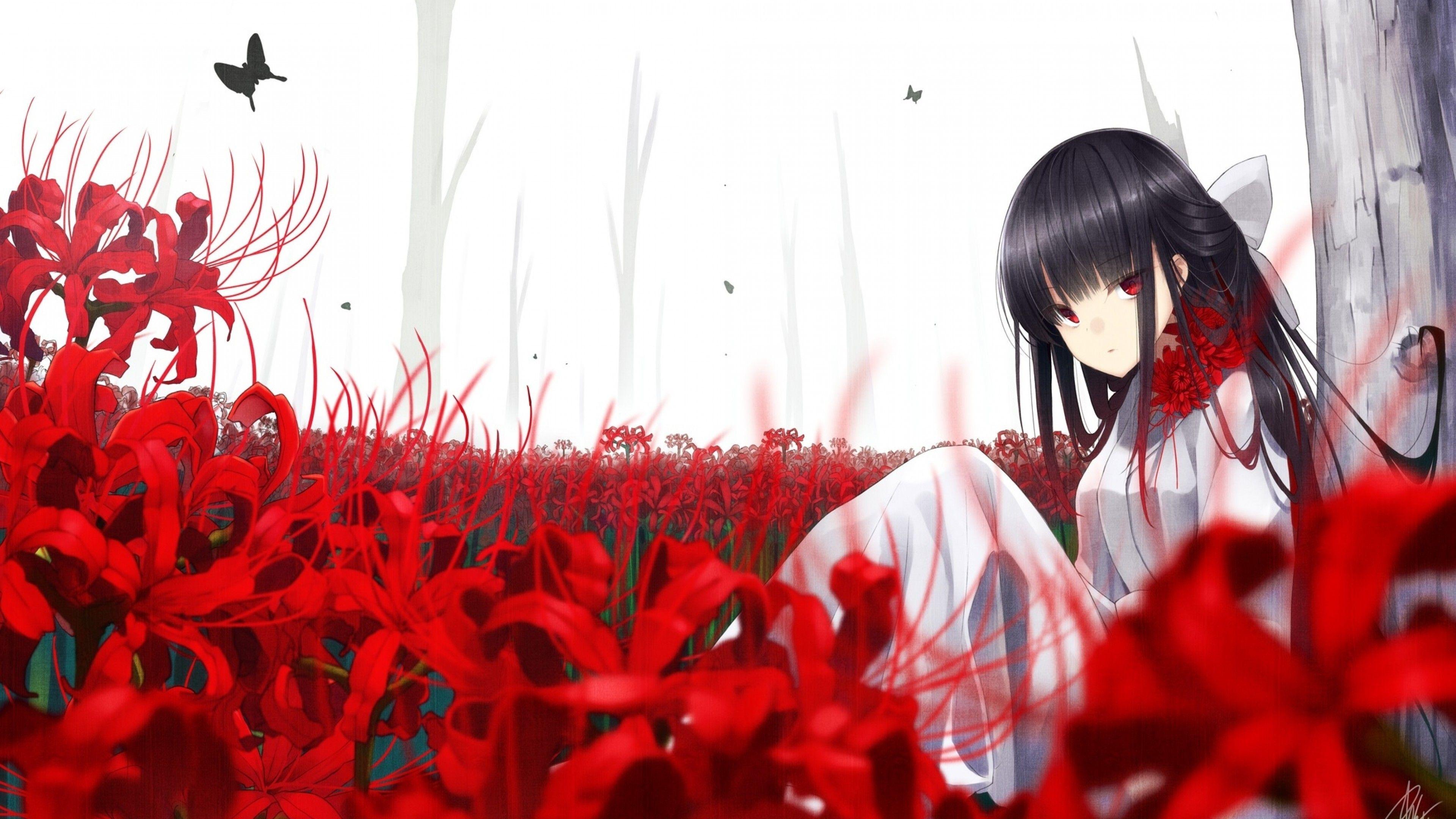 Cool Red Anime Wallpapers Top Free Cool Red Anime Backgrounds Wallpaperaccess