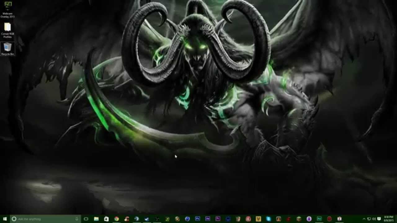1280x720 WoW Legion: Illidan Animated Desktop Wallpaper! (WITH DREAM DOWNLOAD LINK!)