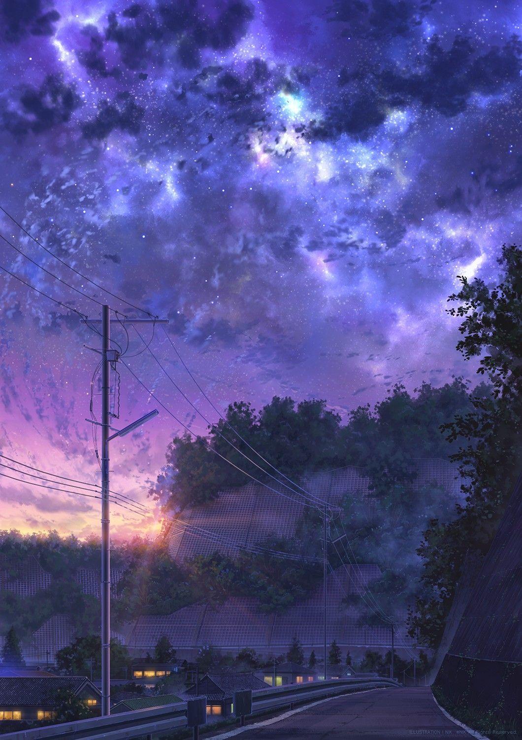 1060x1500 Anime Wallpaper Galaxy