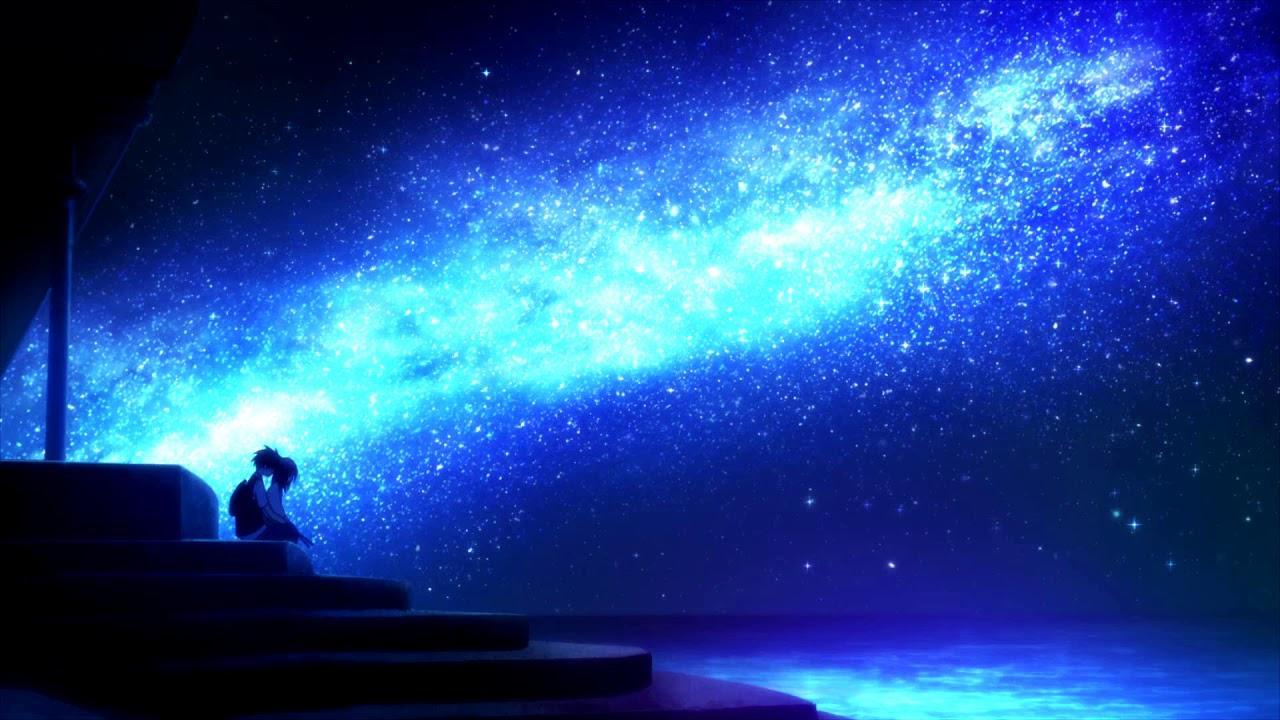 1280x720 Galaxy Anime Wallpaper