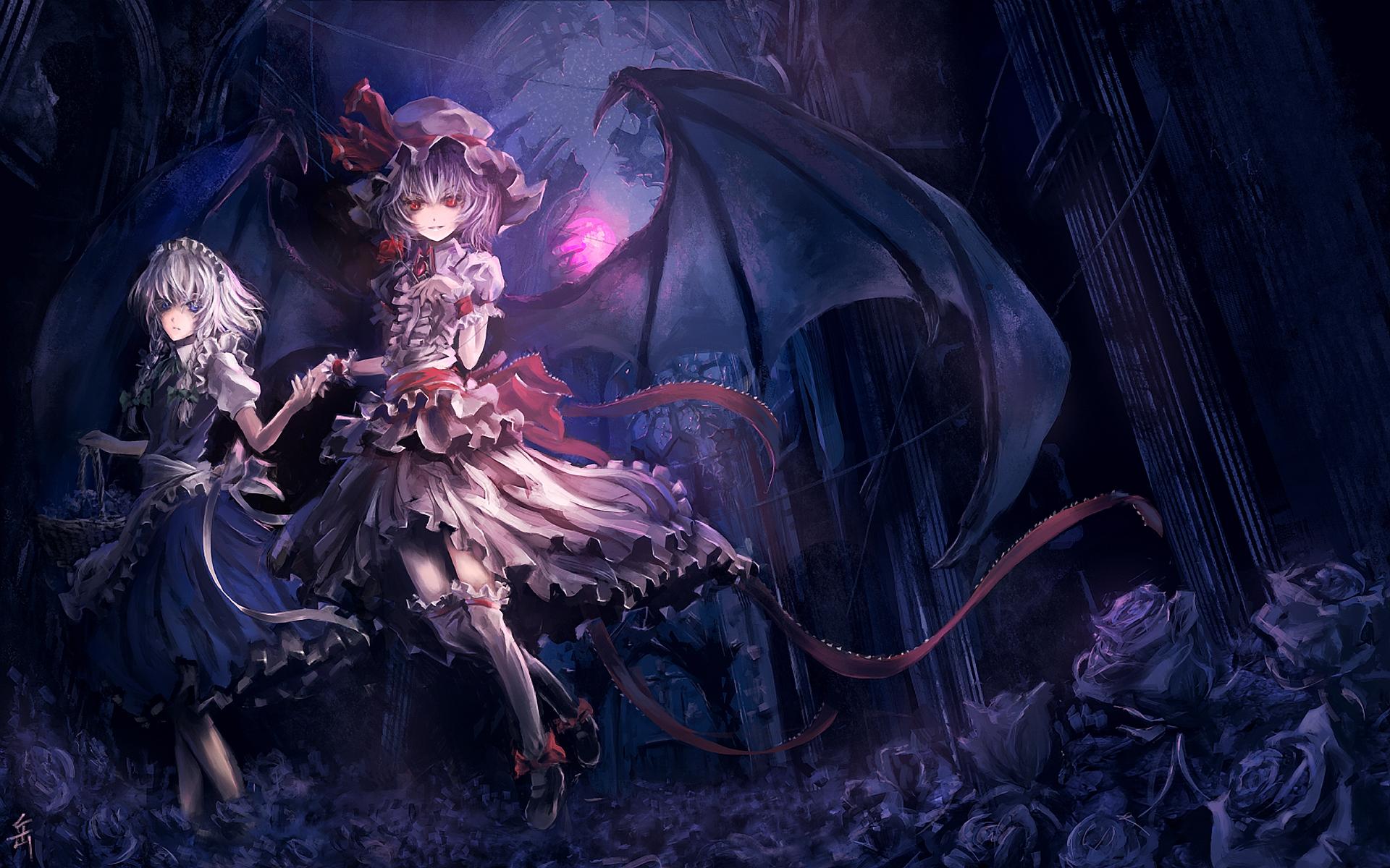 1920x1200 Dark Anime Wallpaper