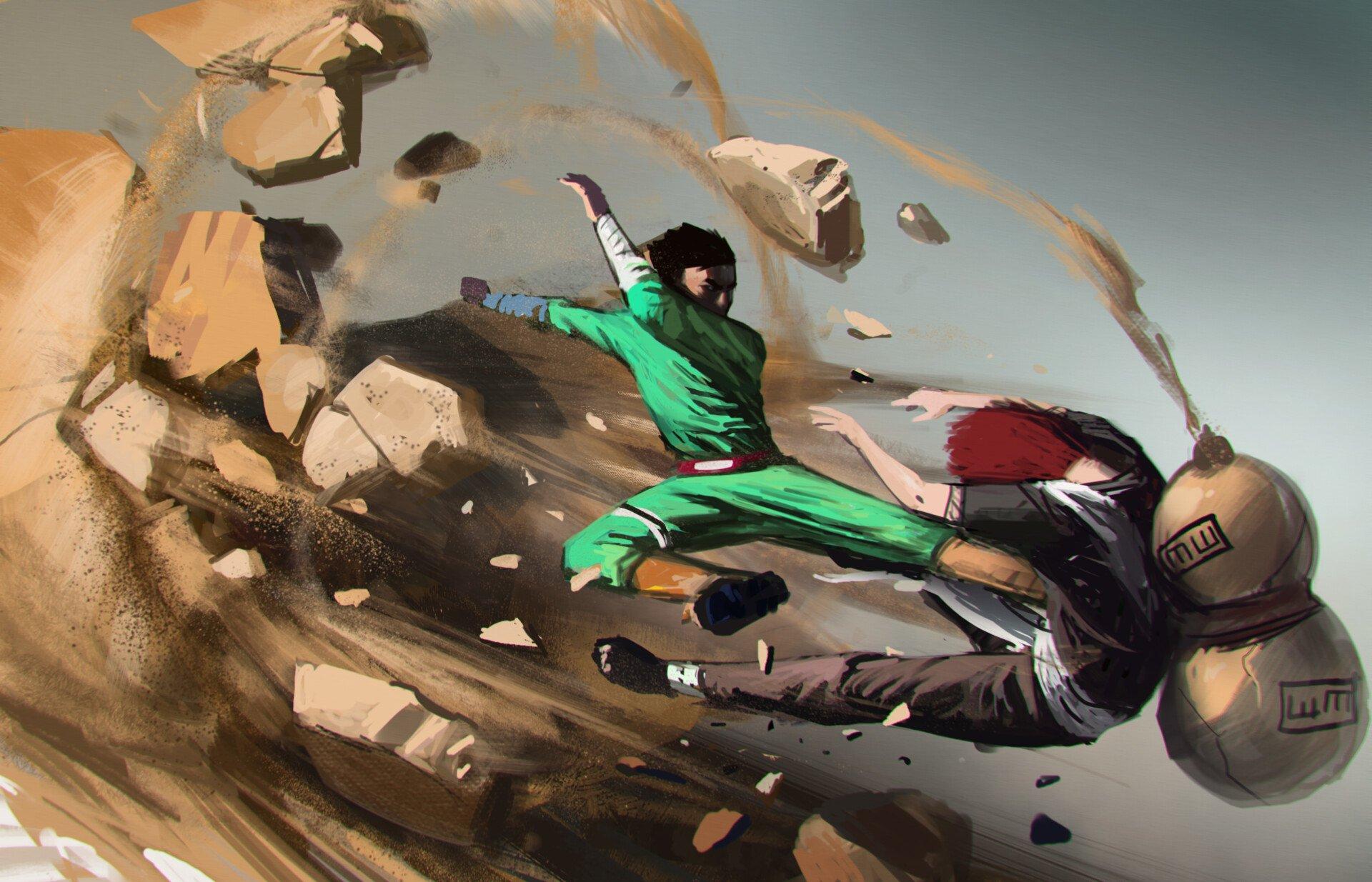 Cool Rock Lee Wallpapers Top Free Cool Rock Lee Backgrounds Wallpaperaccess