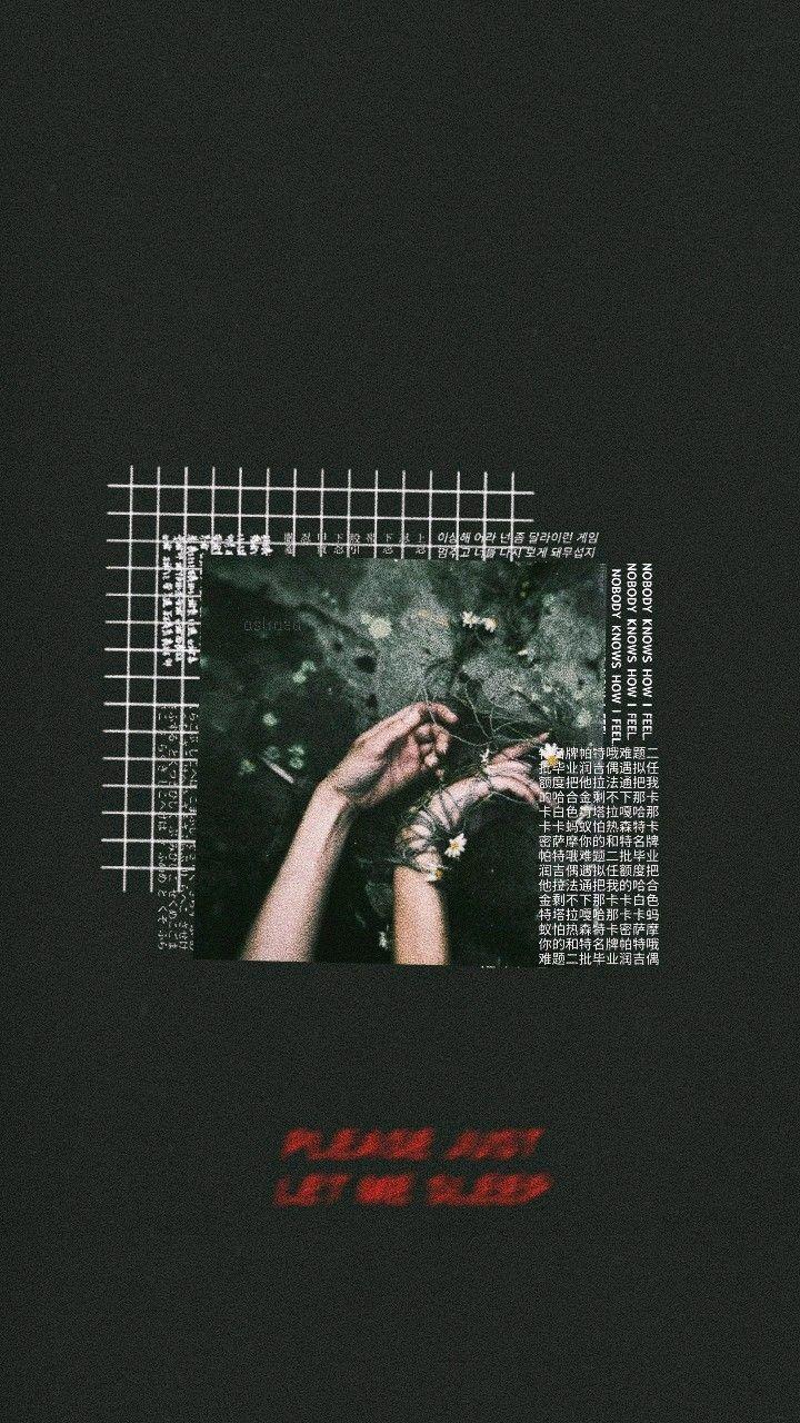 720x1280 Dark Green Grunge Aesthetic Wallpaper