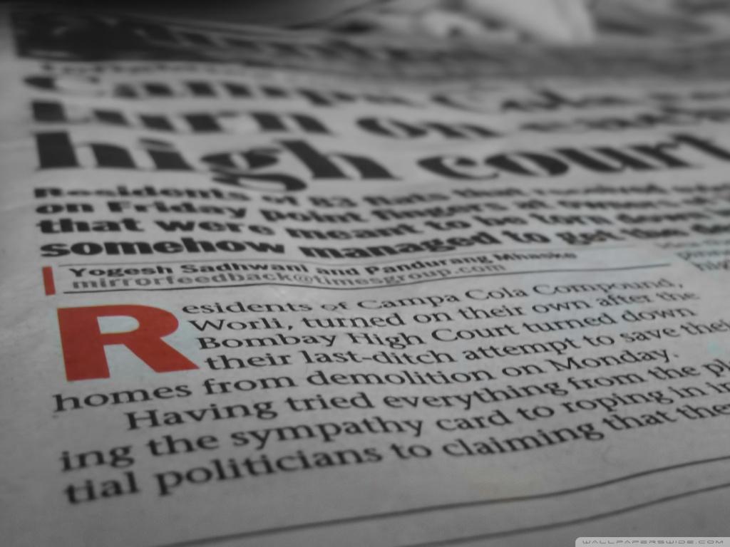 1024x768 Download Latest HD Wallpaper of, Artistic, Newspaper Wallpaper
