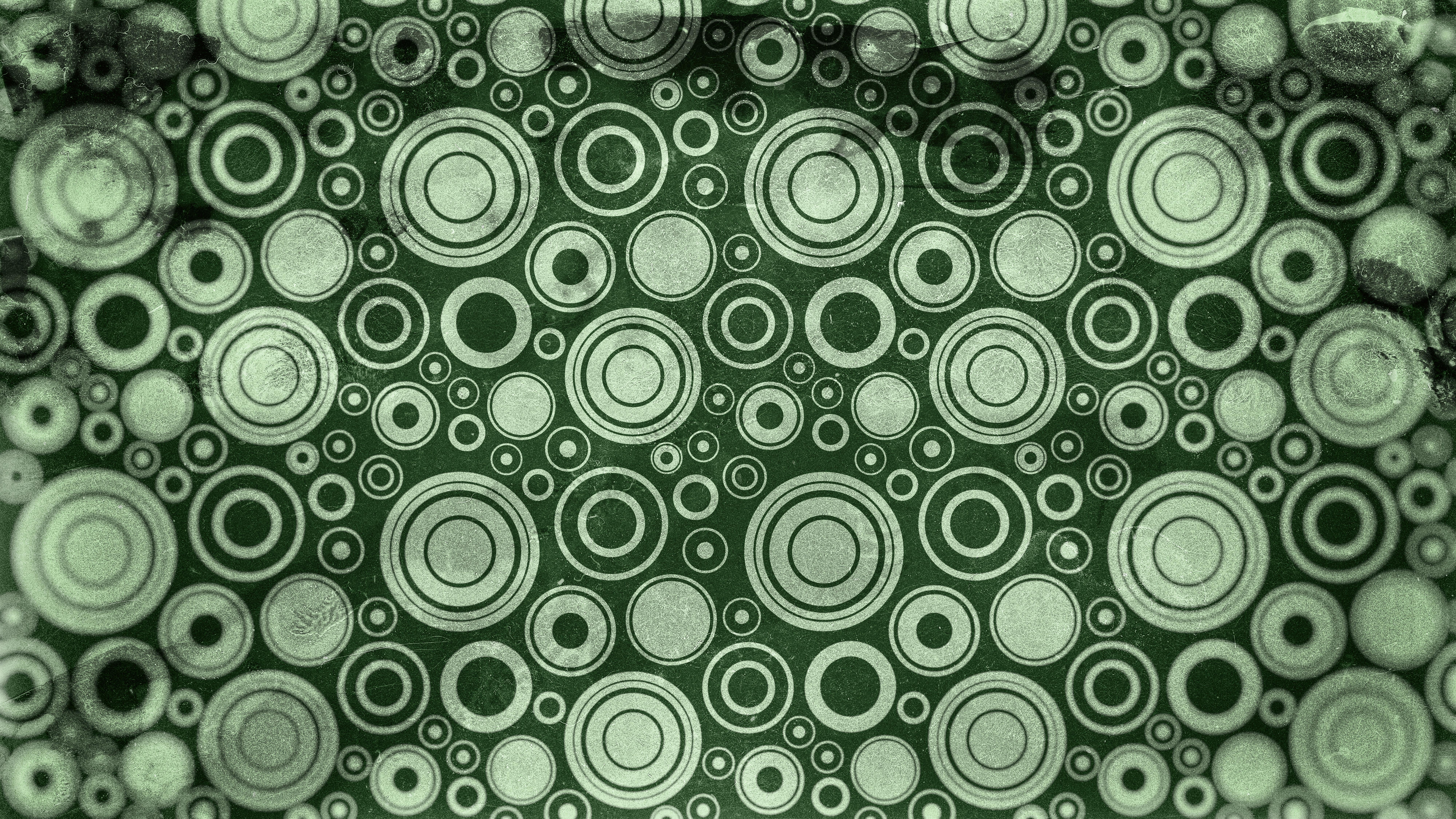 8000x4500 Free Dark Green Grunge Seamless Geometric Circle Wallpaper Background Design