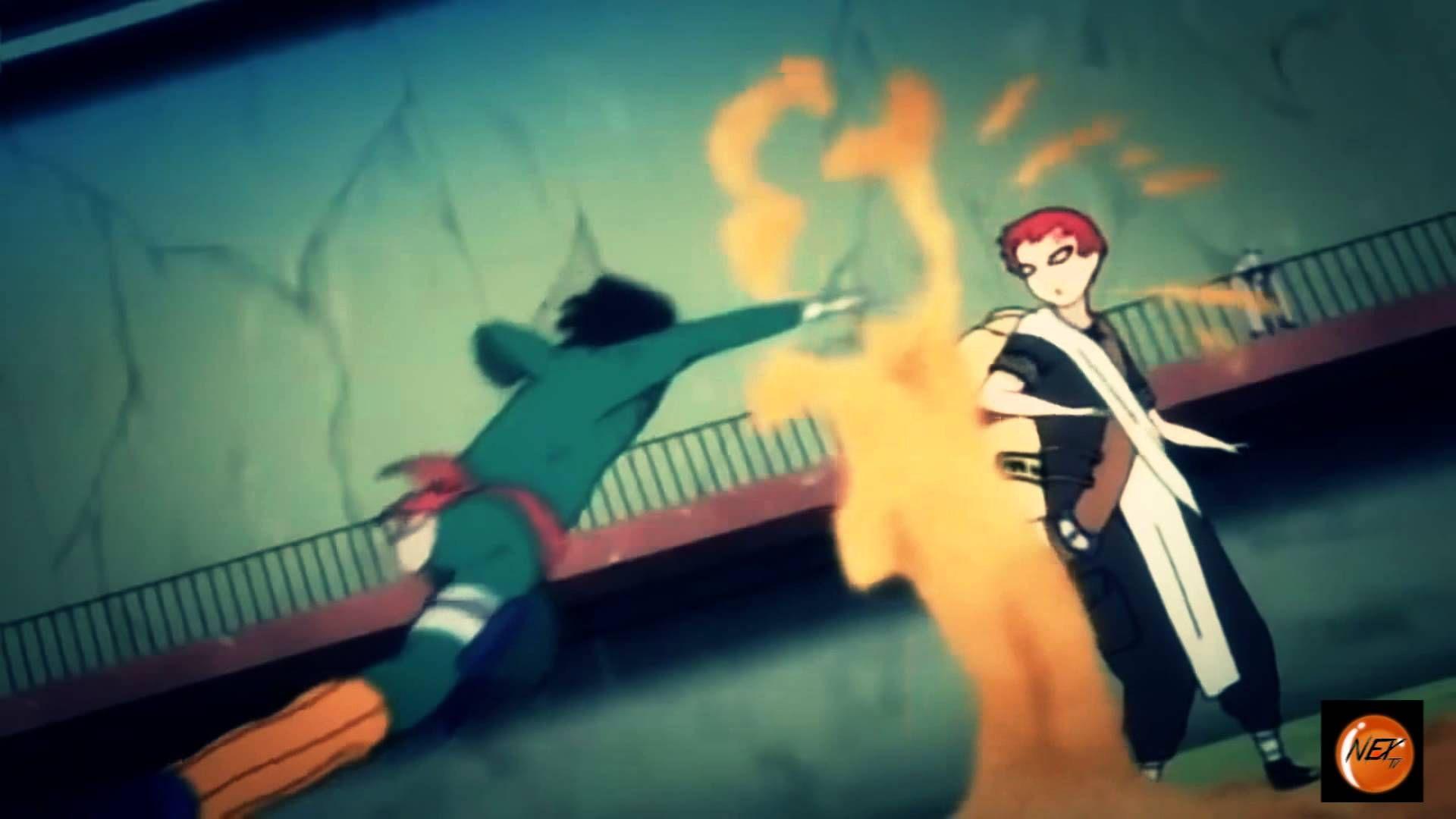 1920x1080 Rock Lee vs Gaara