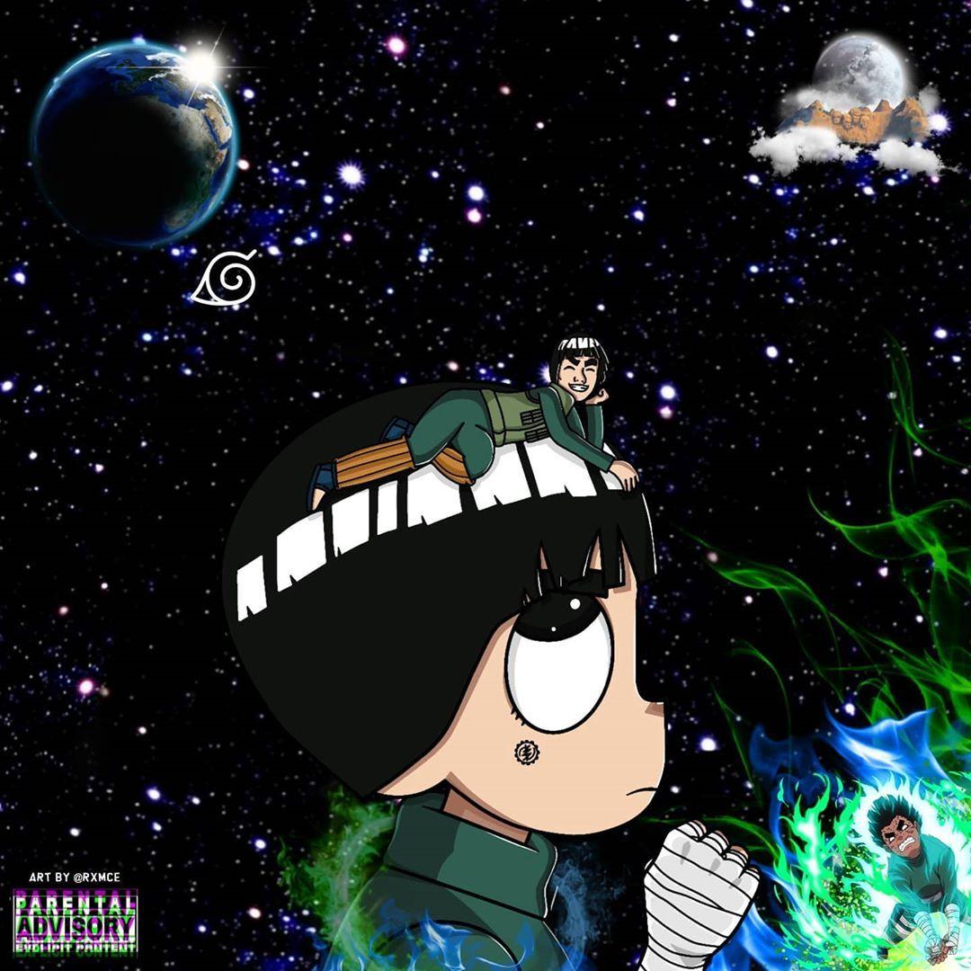 1080x1080 Rock Lee vs The World. Gangsta anime, Naruto painting, Album artwork cover art