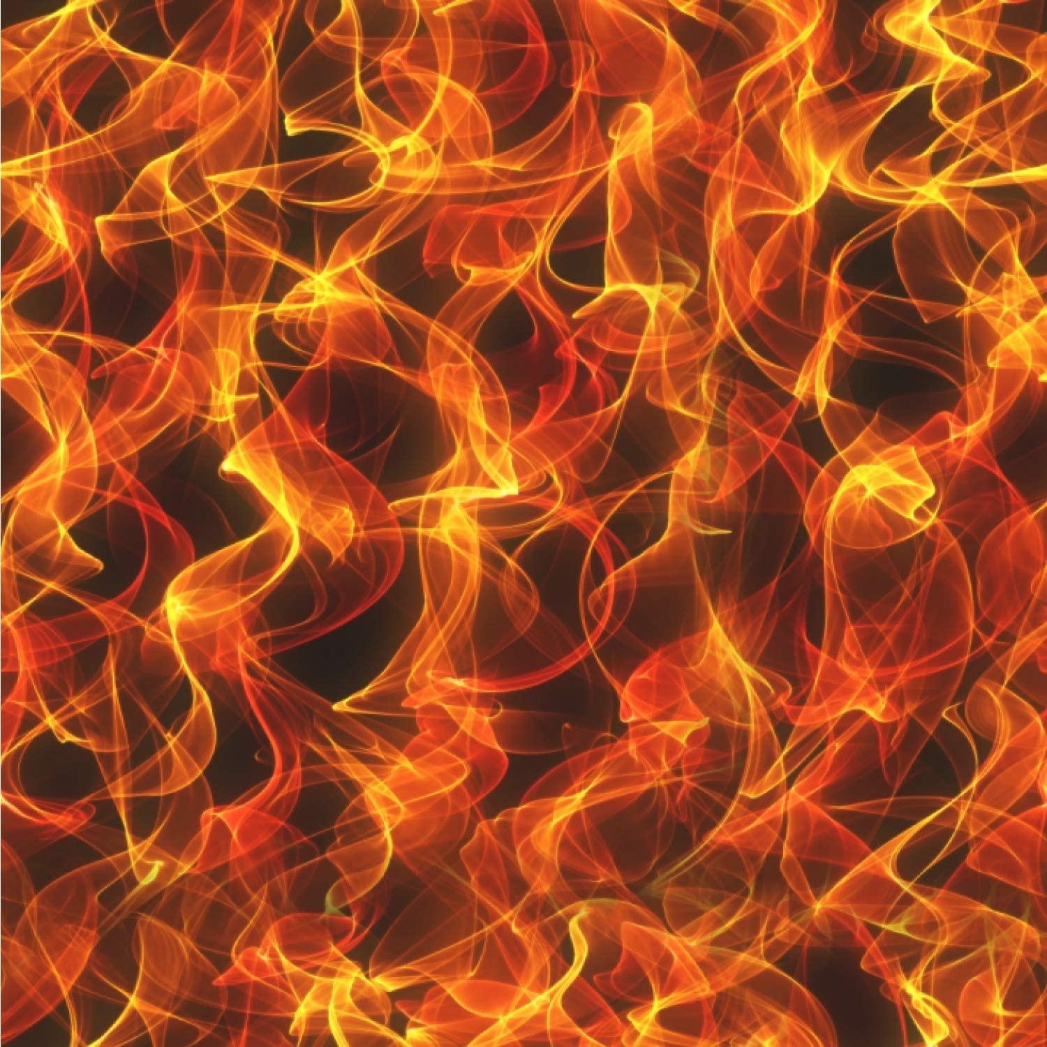 1500x1500 YouCustomizeIt Fire Wallpaper & Surface Covering (Peel & Stick 24x 24 Sample) : Tools & Home Improvement