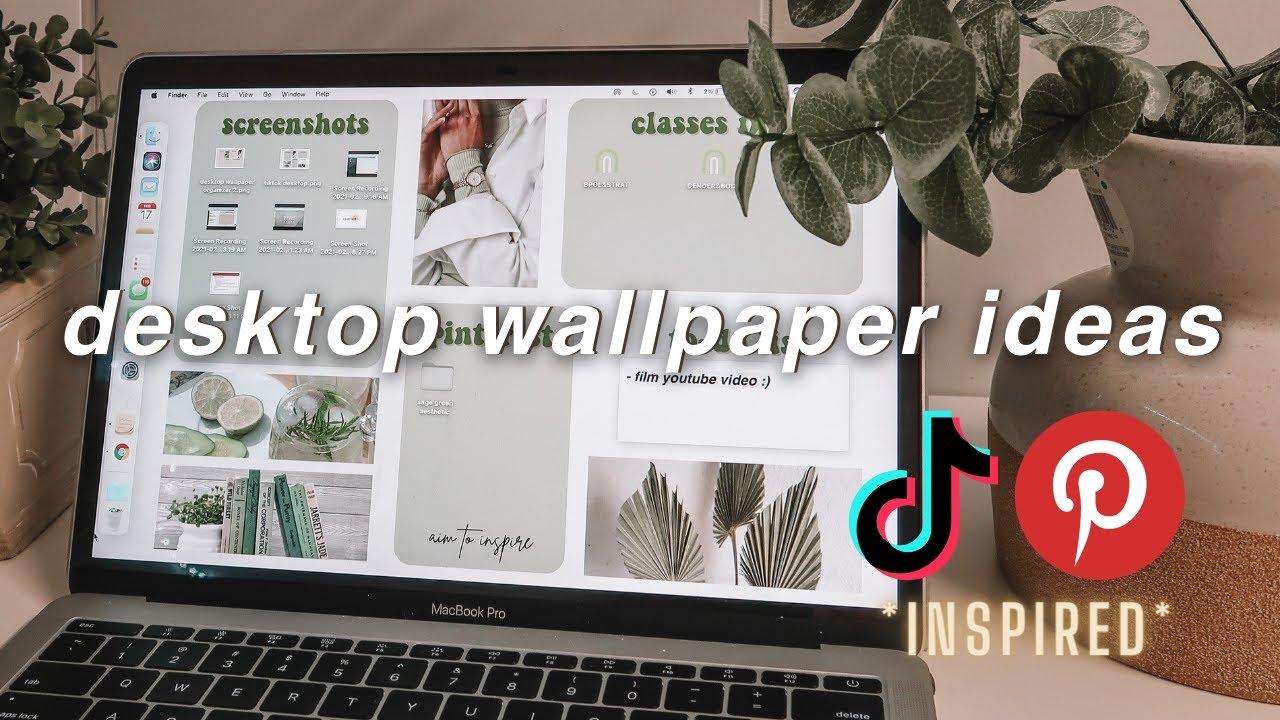 1280x720 LAPTOP DESKTOP WALLPAPER IDEAS. tiktok, macbook customization, background, aesthetic, canva tutorial