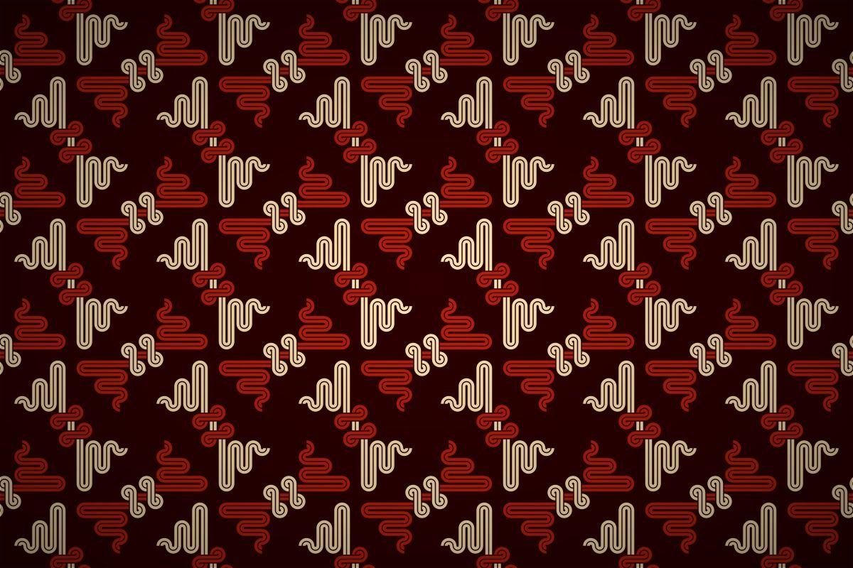 1200x800 Free oriental dragon motif wallpaper patterns
