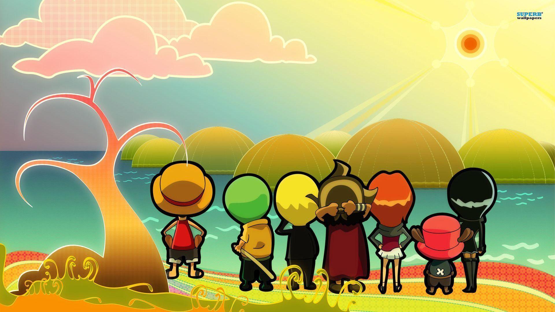 1920x1080 One Piece wallpaper wallpaper - #. Chibi wallpaper, Anime image, Anime